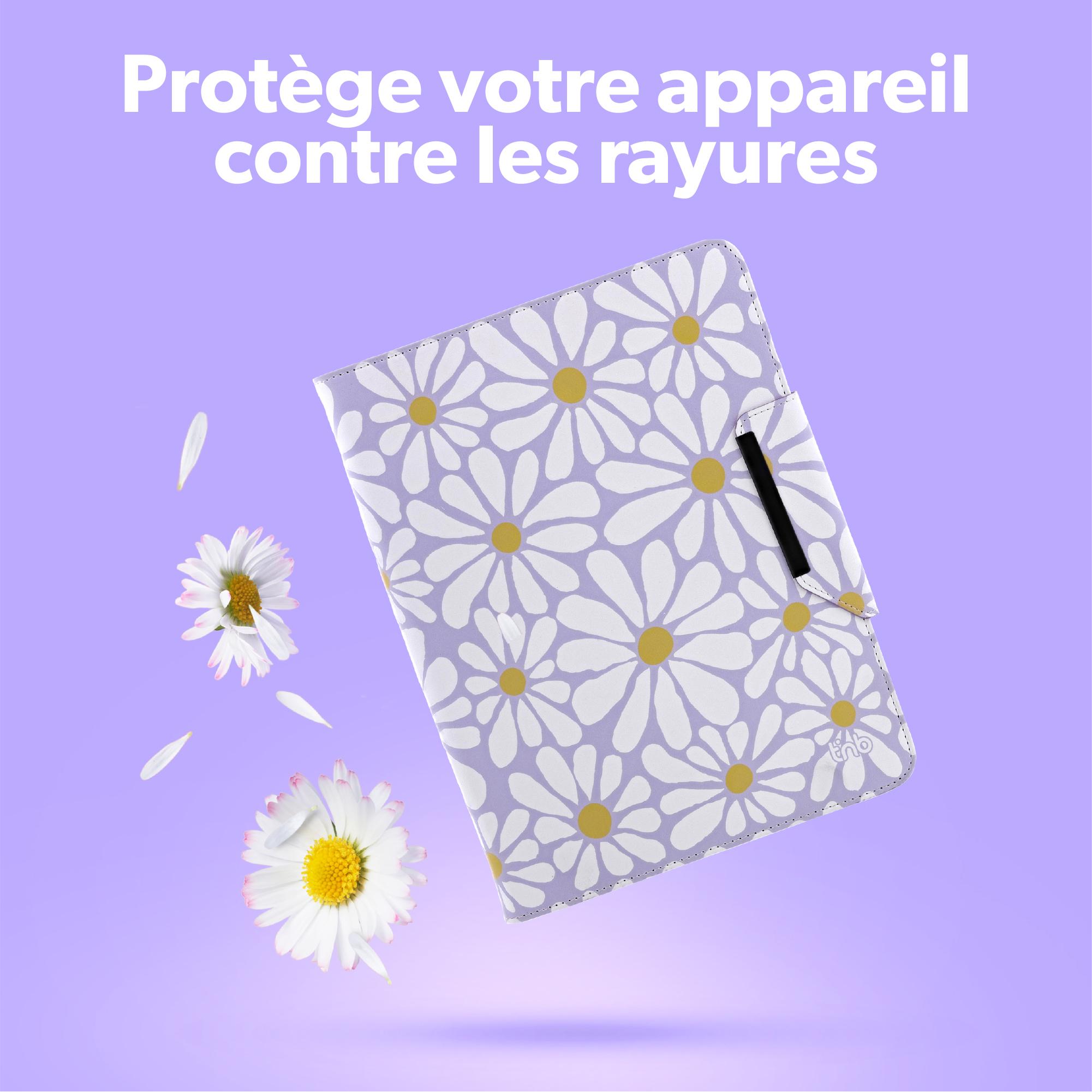 Voir la diapositive 3 : TNB Étui FLOWERS pour tablette 10 pouces