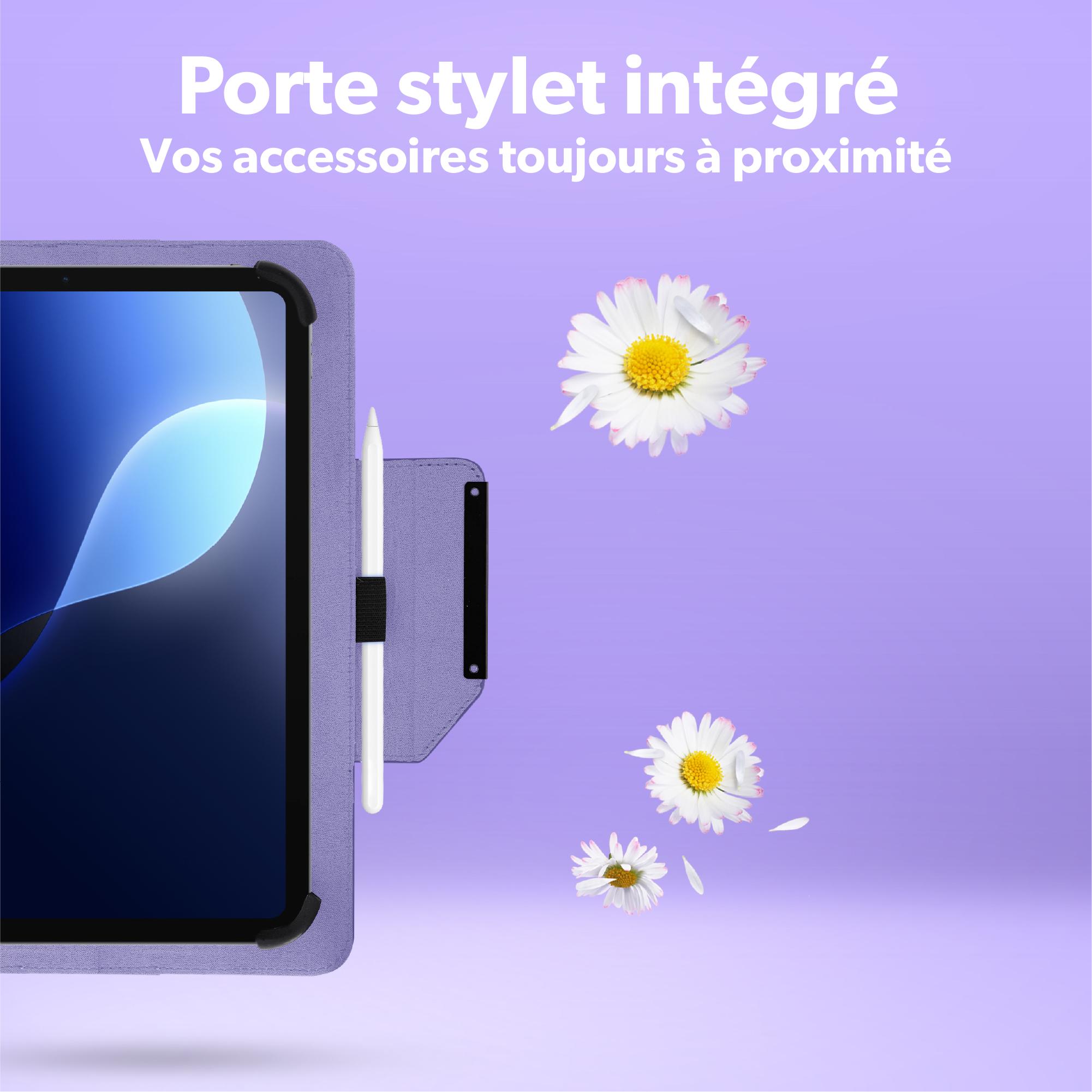 Voir la diapositive 5 : TNB Étui FLOWERS pour tablette 10 pouces