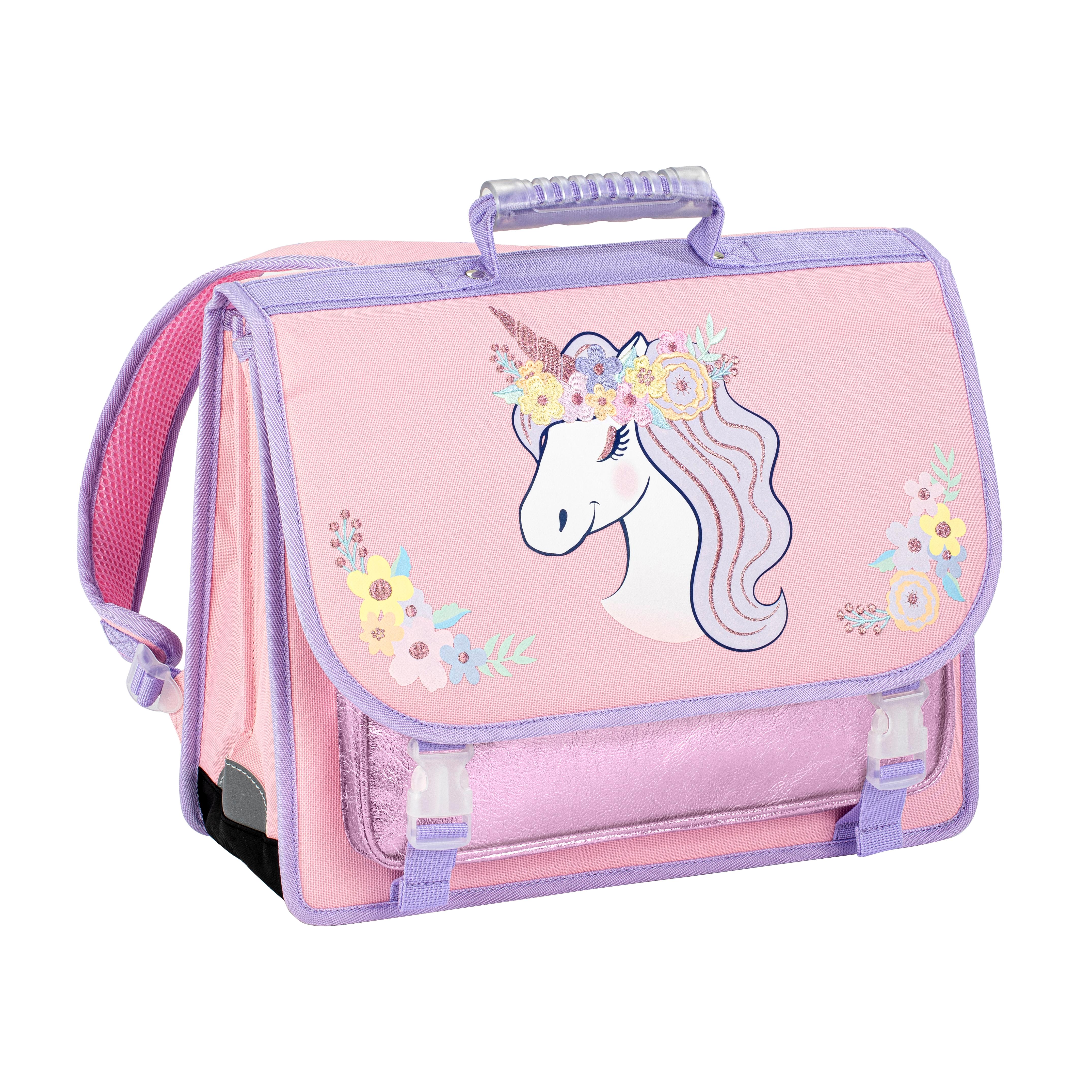 VIQUEL Cartable Floral Unicorn 38 cm