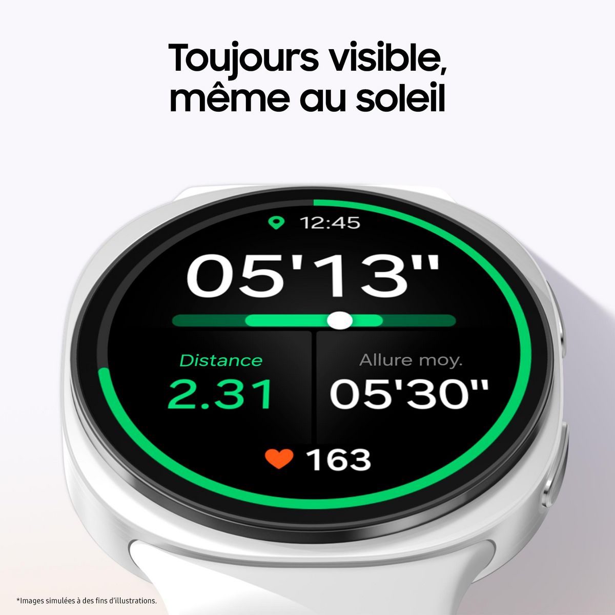 SAMSUNG Montre Connectée Galaxy Watch 8 44mm Bluetooth - Argent