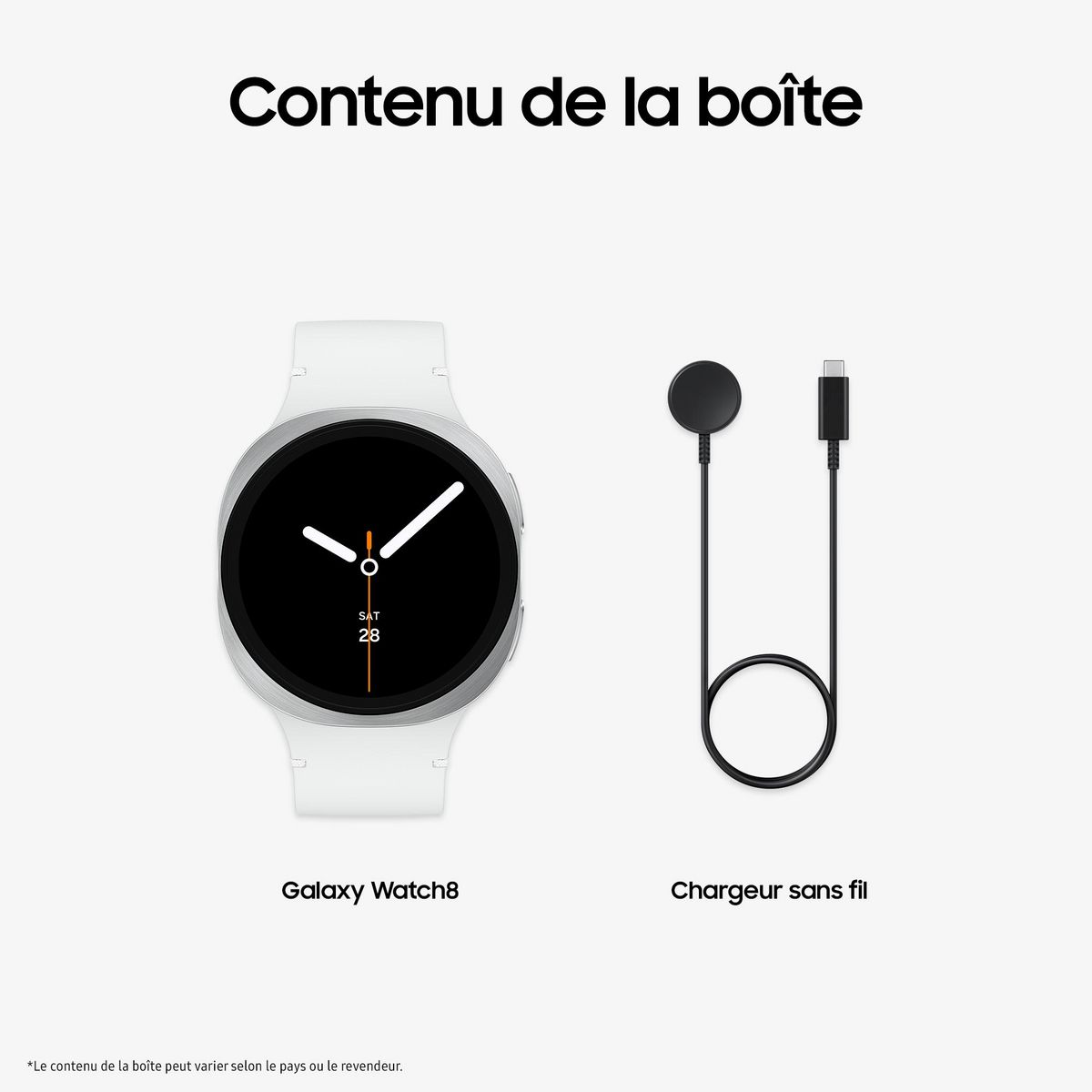 SAMSUNG Montre Connectée Galaxy Watch 8 44mm Bluetooth - Argent