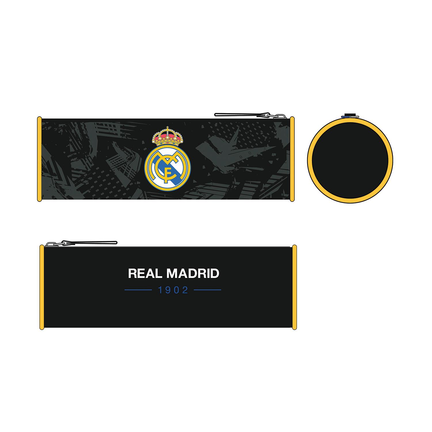 LA PLUME DORÉE Trousse ronde Real de Madrid - Noir