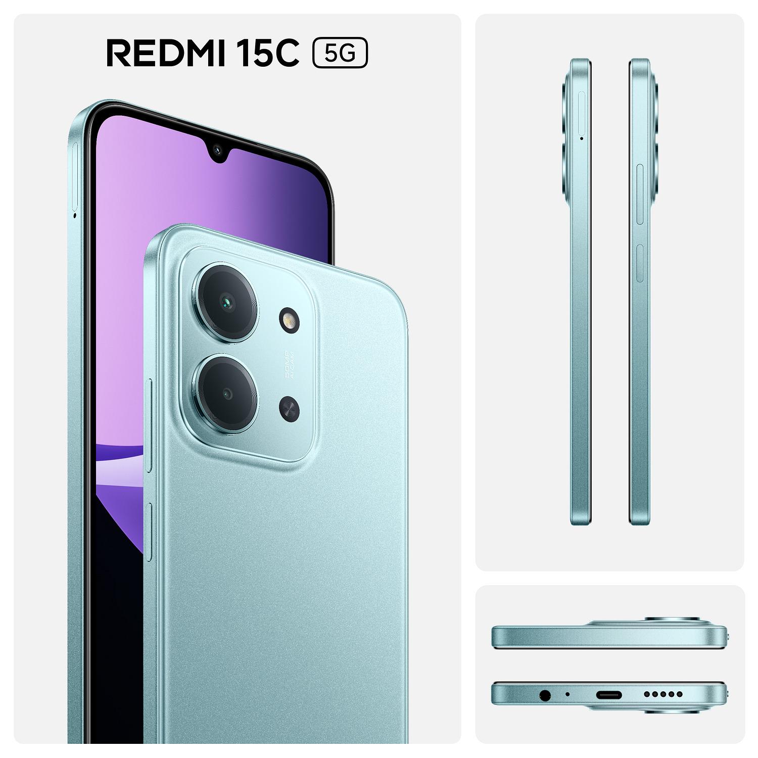 Voir la diapositive 2 : XIAOMI Redmi 15C 5G 128Go - Vert