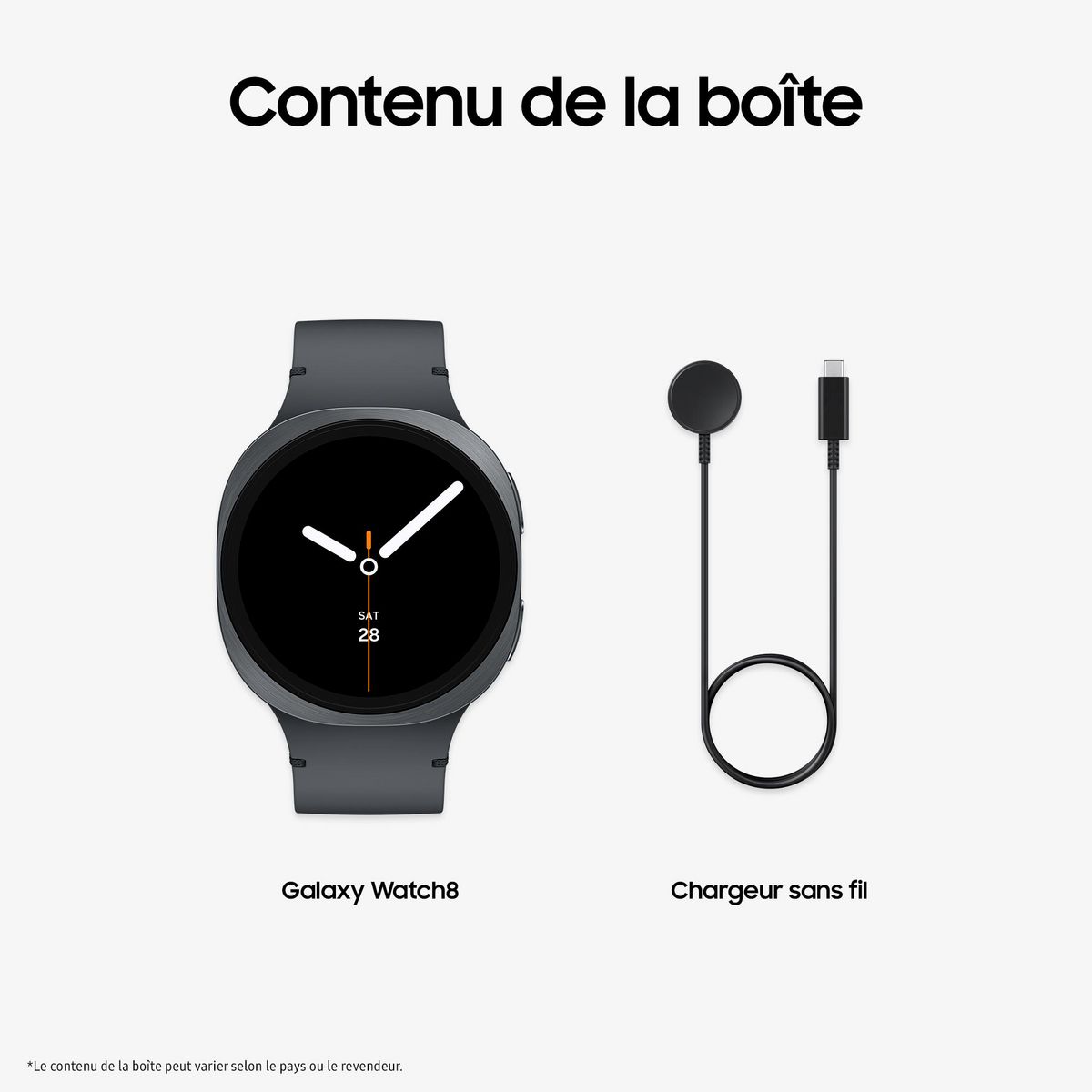 SAMSUNG Montre Connectée Galaxy Watch 8 44mm Bluetooth - Graphite