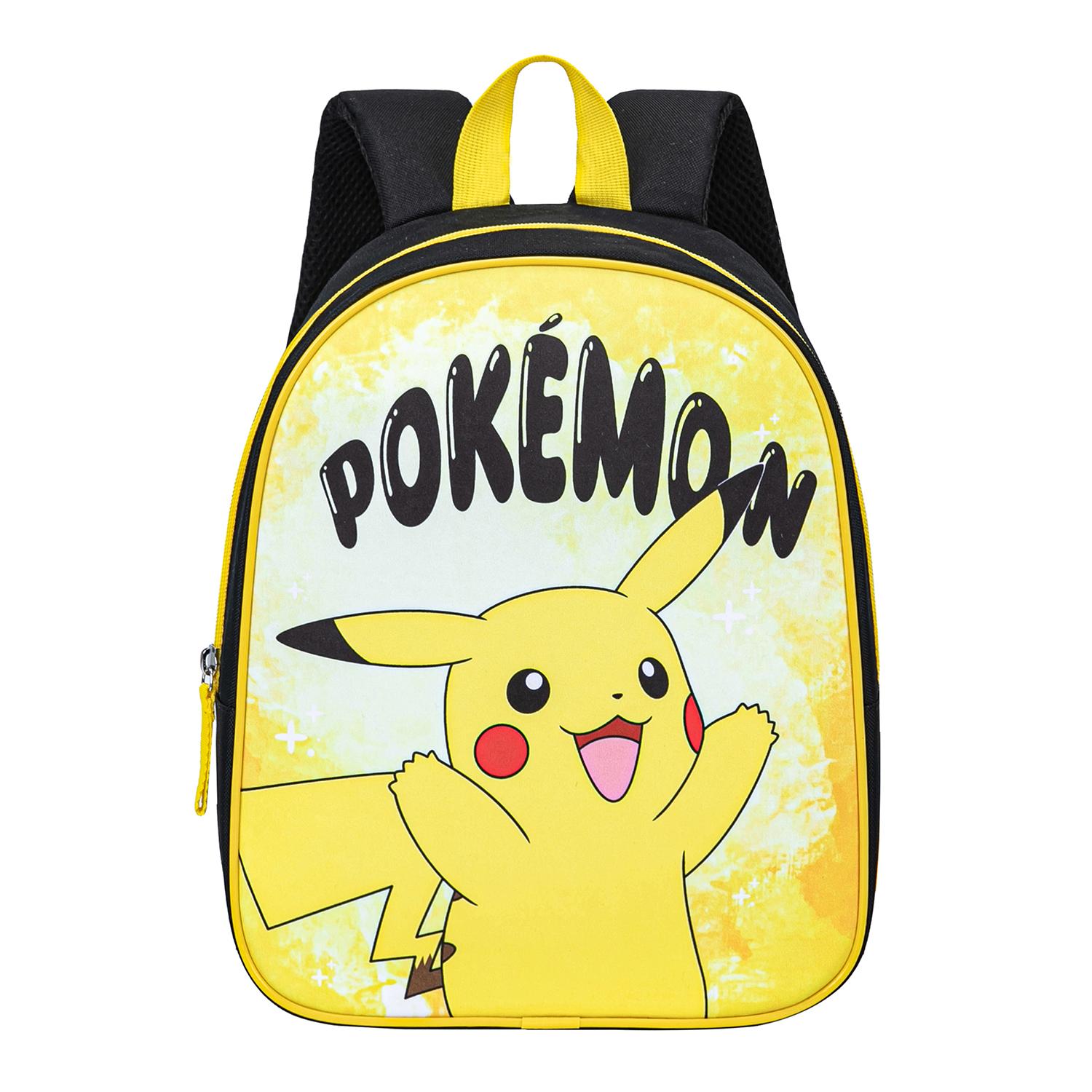LA PLUME DORÉE Sac à Dos Pokemon 32cm - Noir