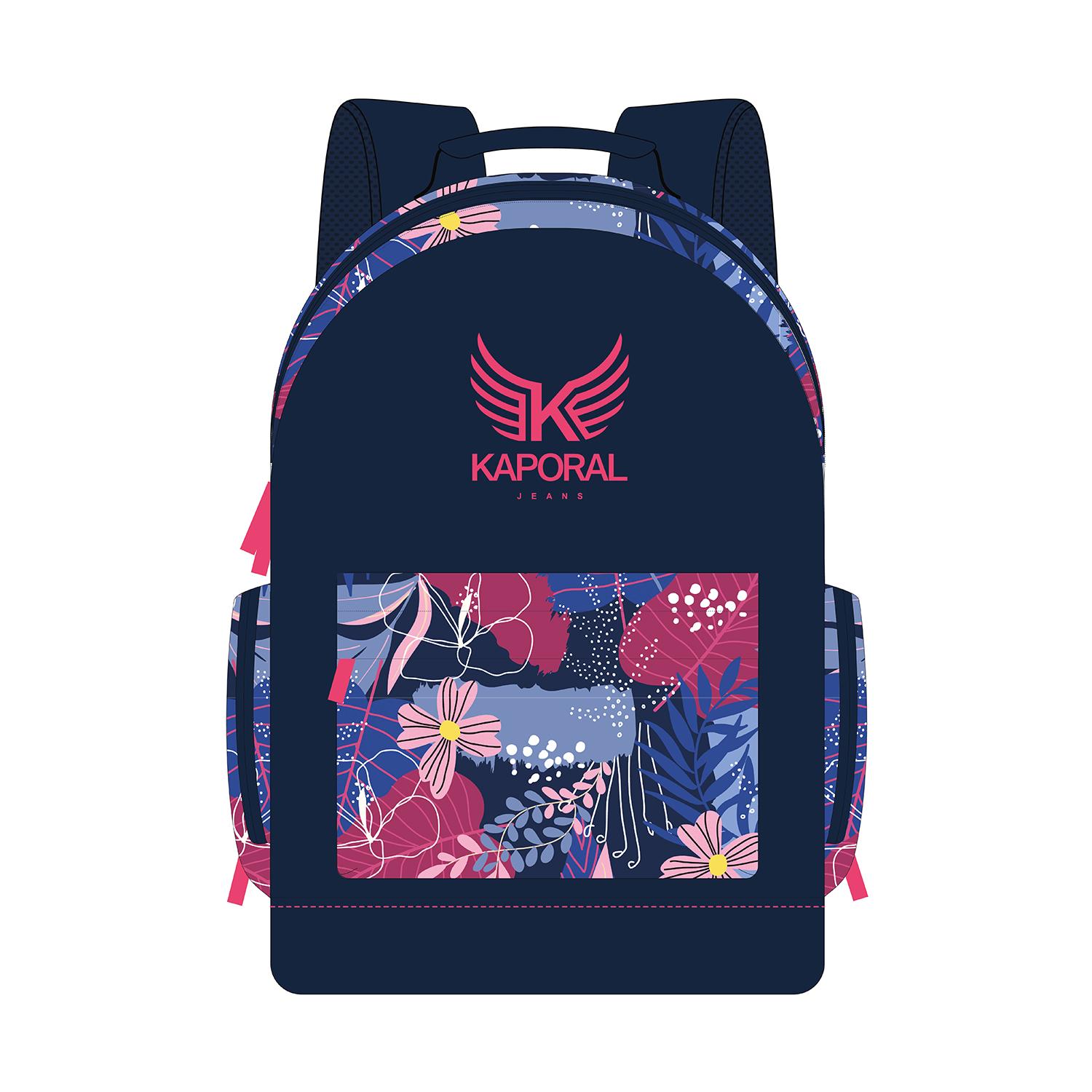 LA PLUME DORÉE Sac à Dos Kappa Floral 43cm