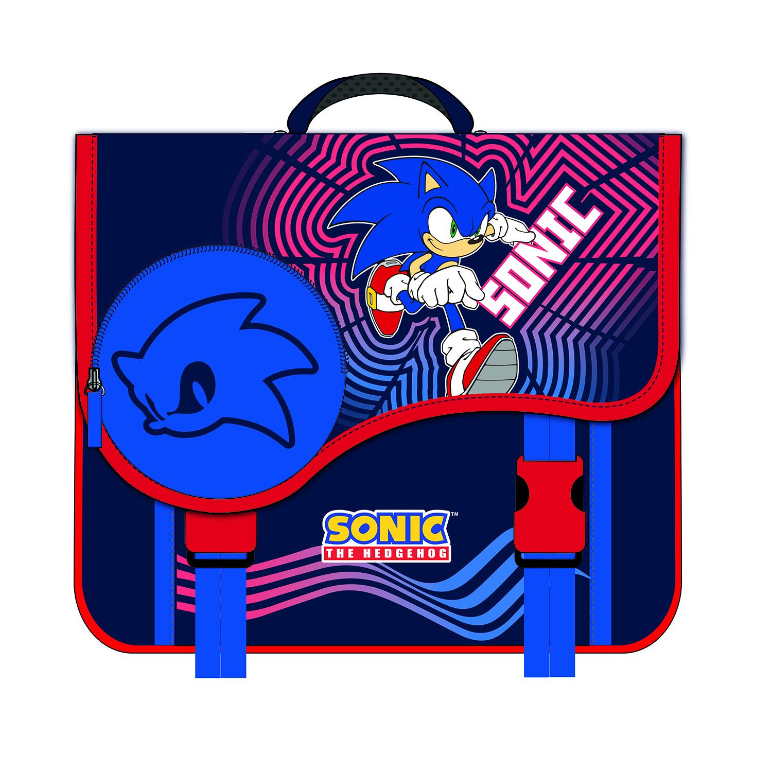 LA PLUME DORÉE Cartable Sonic 38cm