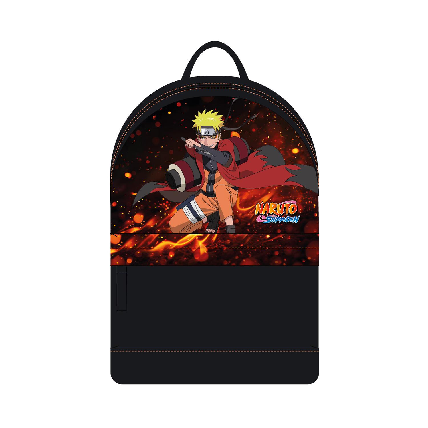 LA PLUME DORÉE Sac à Dos Naruto Shippuden 43cm - Noir