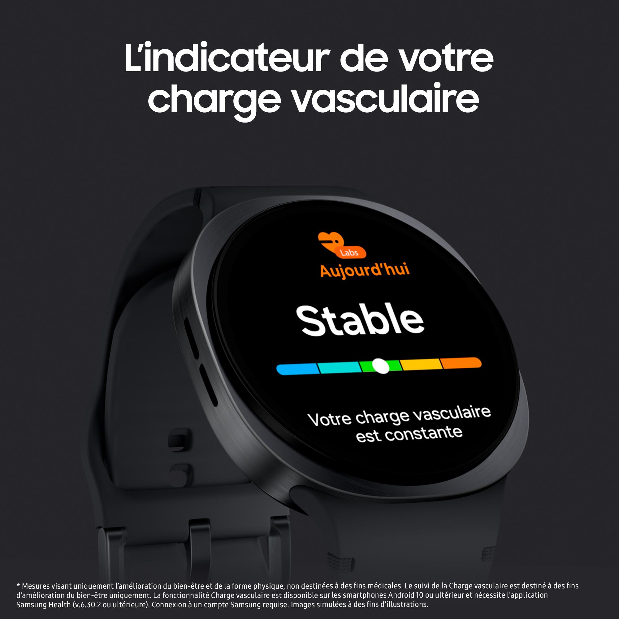 Voir la diapositive 7 : SAMSUNG Montre Connectée Galaxy Watch 8 40mm Bluetooth - Graphite