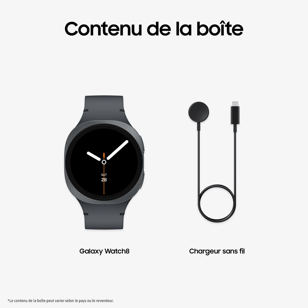 SAMSUNG Montre Connectée Galaxy Watch 8 40mm Bluetooth - Graphite