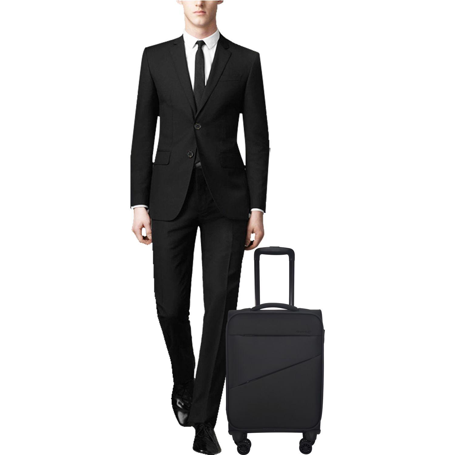 Voir la diapositive 9 : AIRPORT Valise Souple Perfeck 55cm - Noir