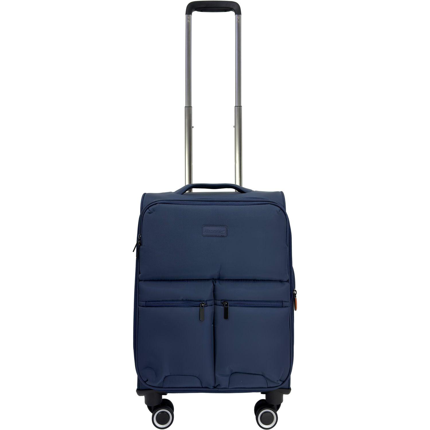 Voir la diapositive 2 : AIRPORT Valise Souple 55cm - Bleu