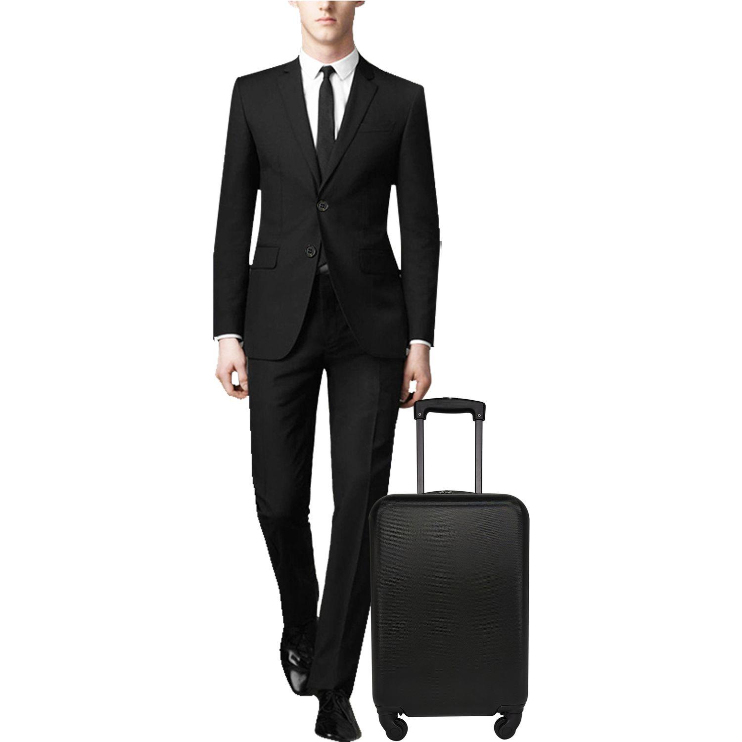 Voir la diapositive 8 : POUCE Valise rigide 55cm - Noir