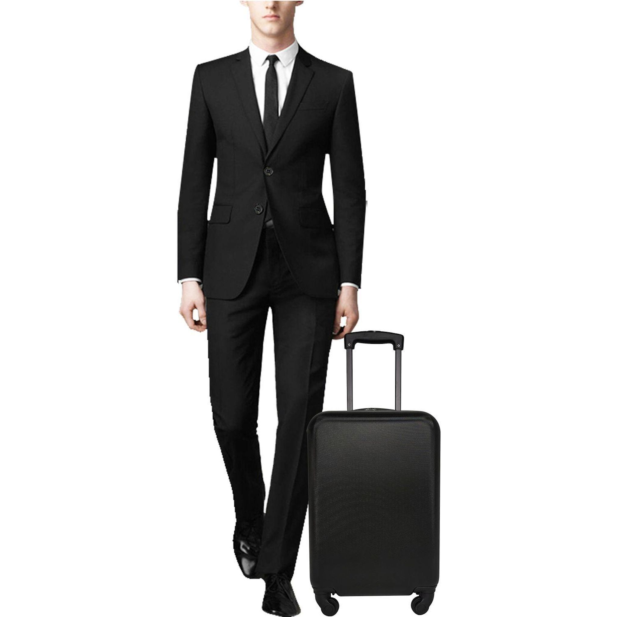 Voir la diapositive 8 : POUCE Valise rigide 55cm - Noir