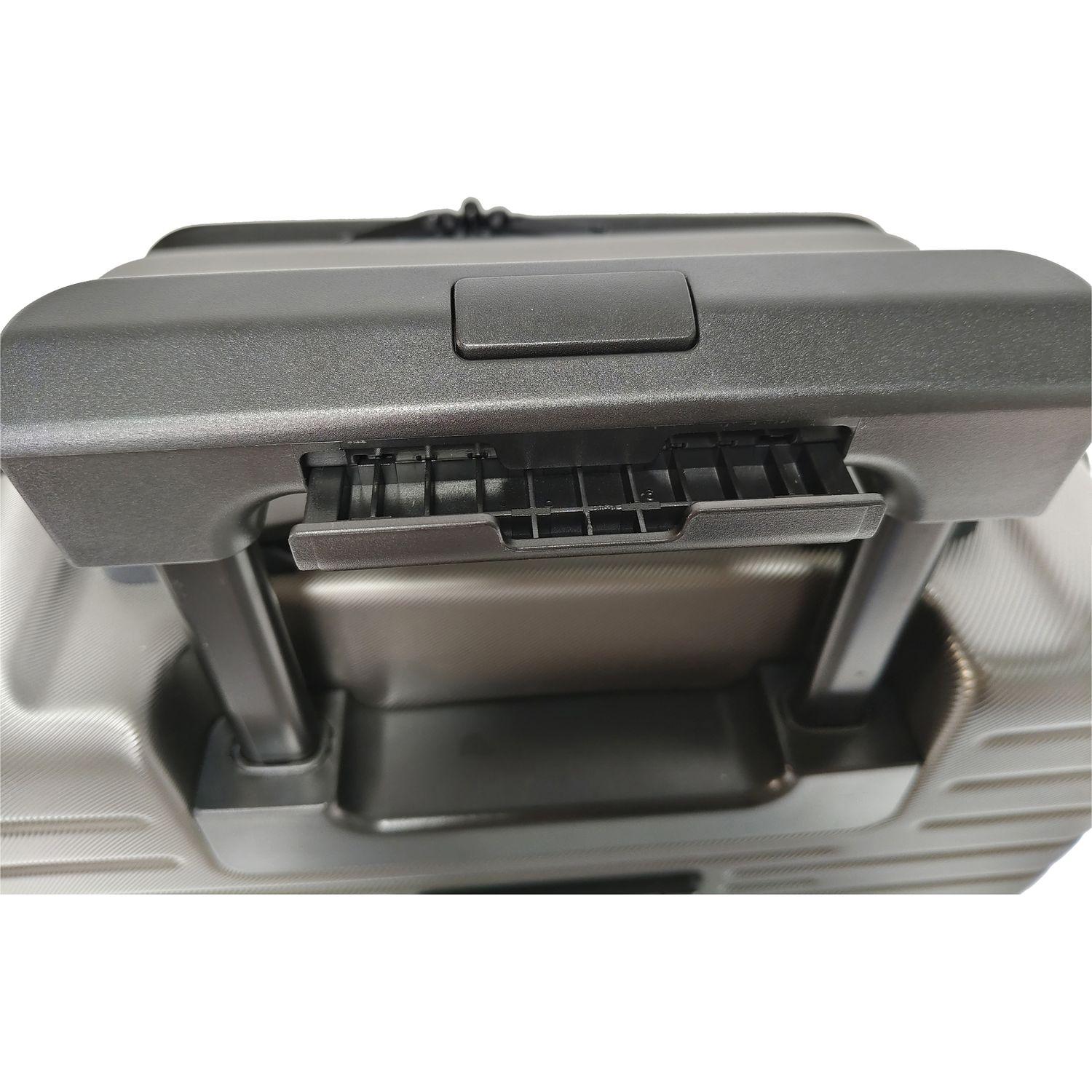 Voir la diapositive 5 : AIRPORT Valise ABS Multifil 55cm - Gris