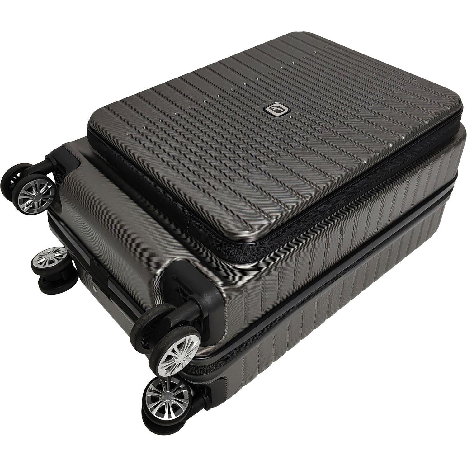 Voir la diapositive 6 : AIRPORT Valise ABS Multifil 55cm - Gris