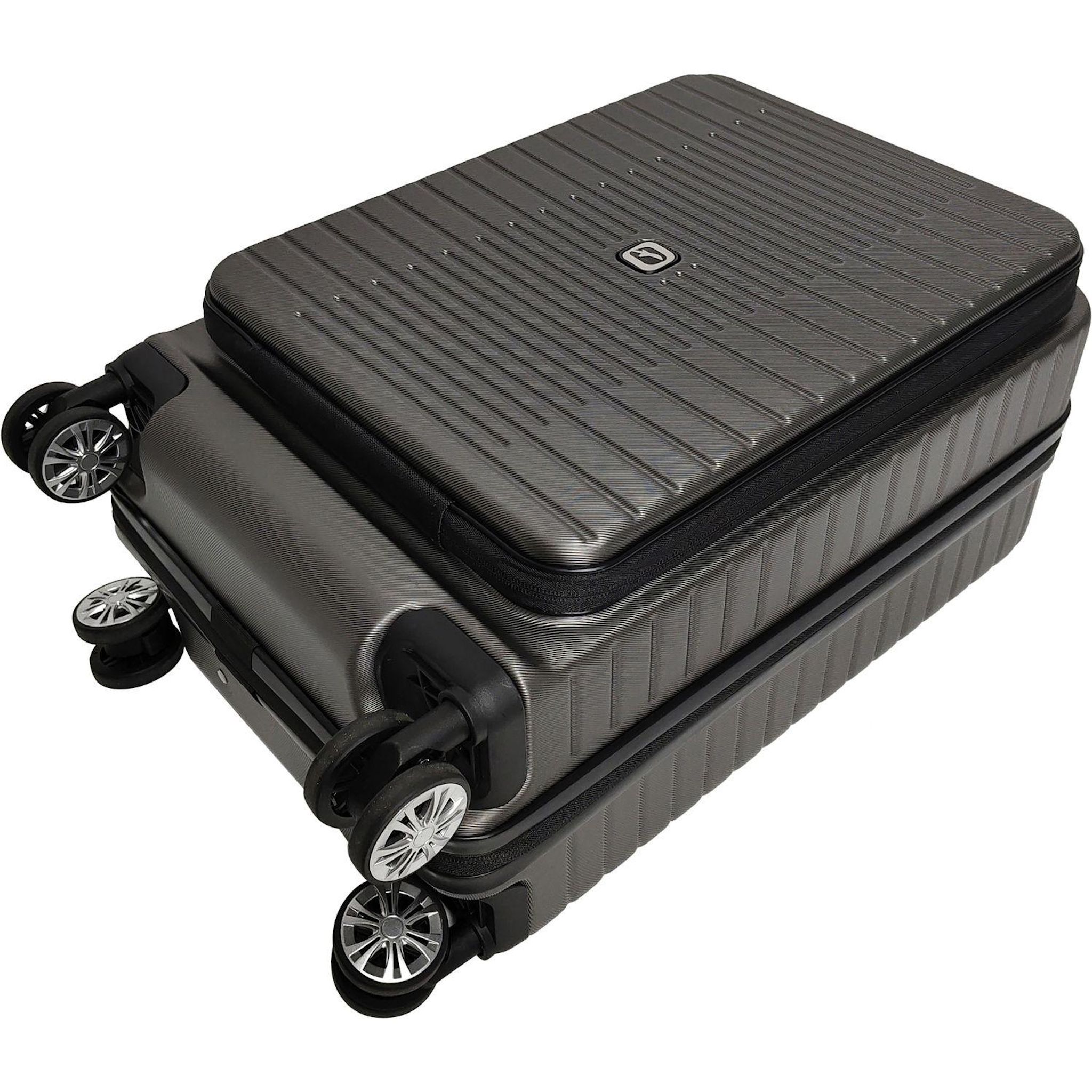 Voir la diapositive 6 : AIRPORT Valise ABS Multifil 55cm - Gris