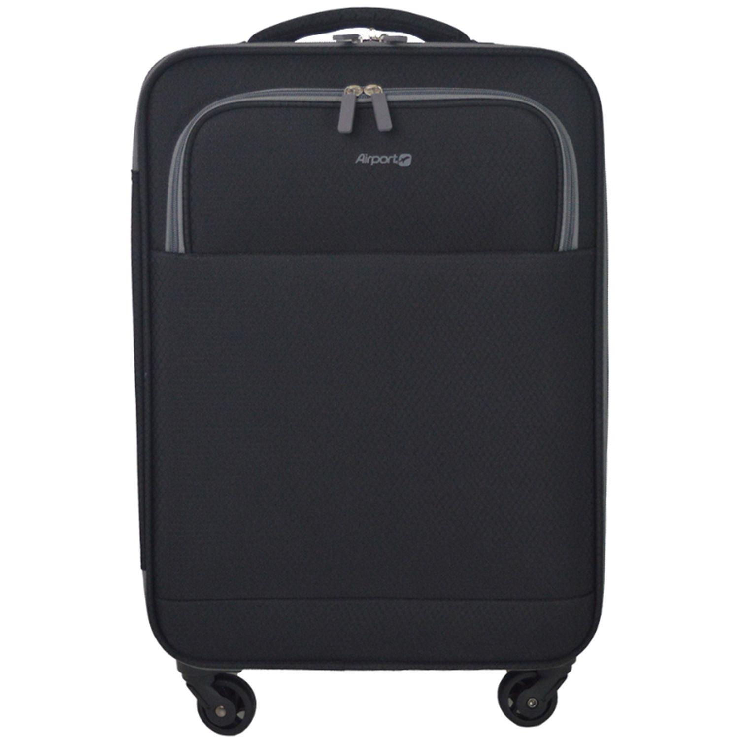 AIRPORT Valise Souple Airsoft 55 cm - Noir