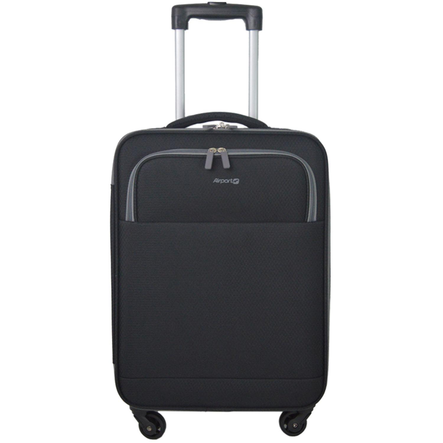 Voir la diapositive 2 : AIRPORT Valise Souple Airsoft 55 cm - Noir