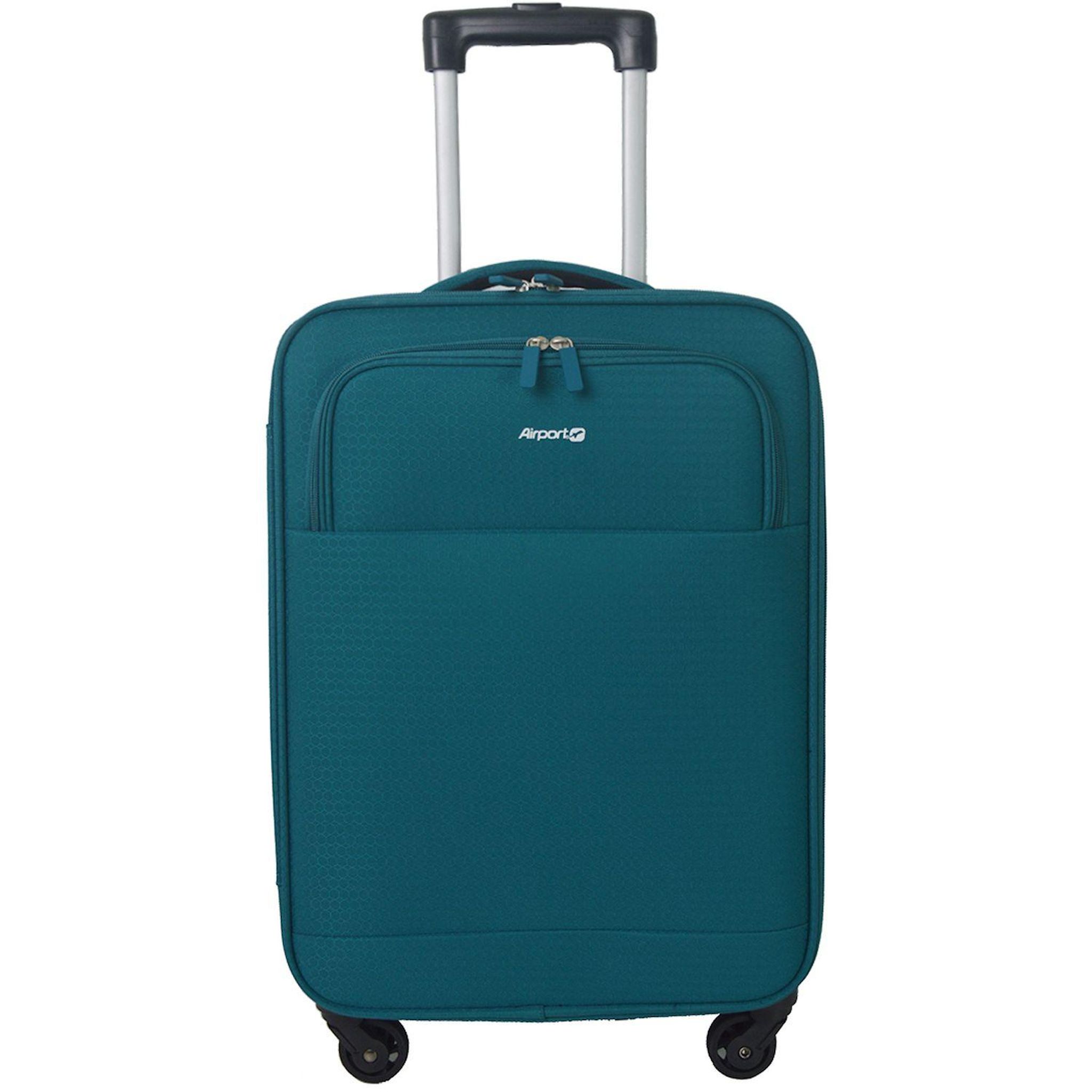 Voir la diapositive 2 : AIRPORT Valise Souple Airsoft 55 cm - Bleu