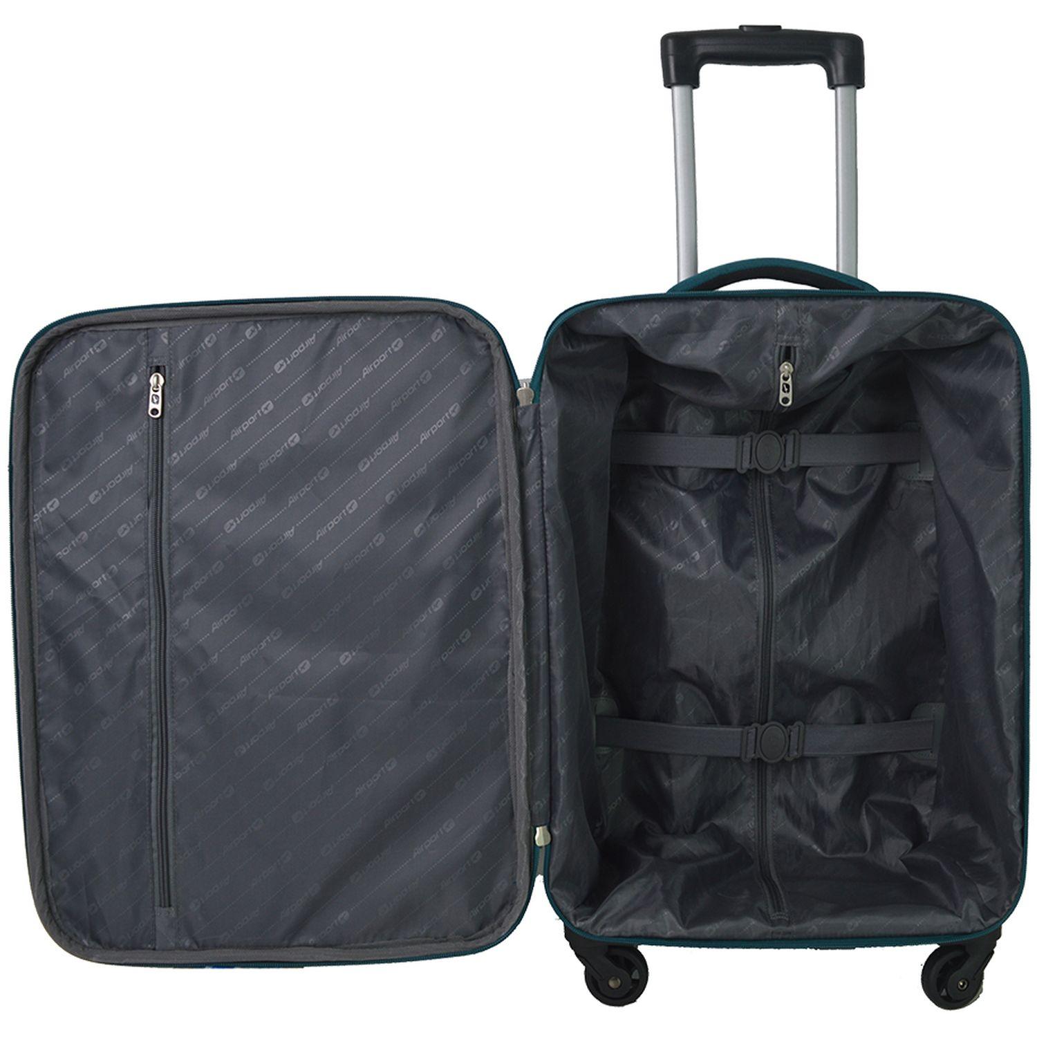 Voir la diapositive 8 : AIRPORT Valise Souple Airsoft 55 cm - Bleu