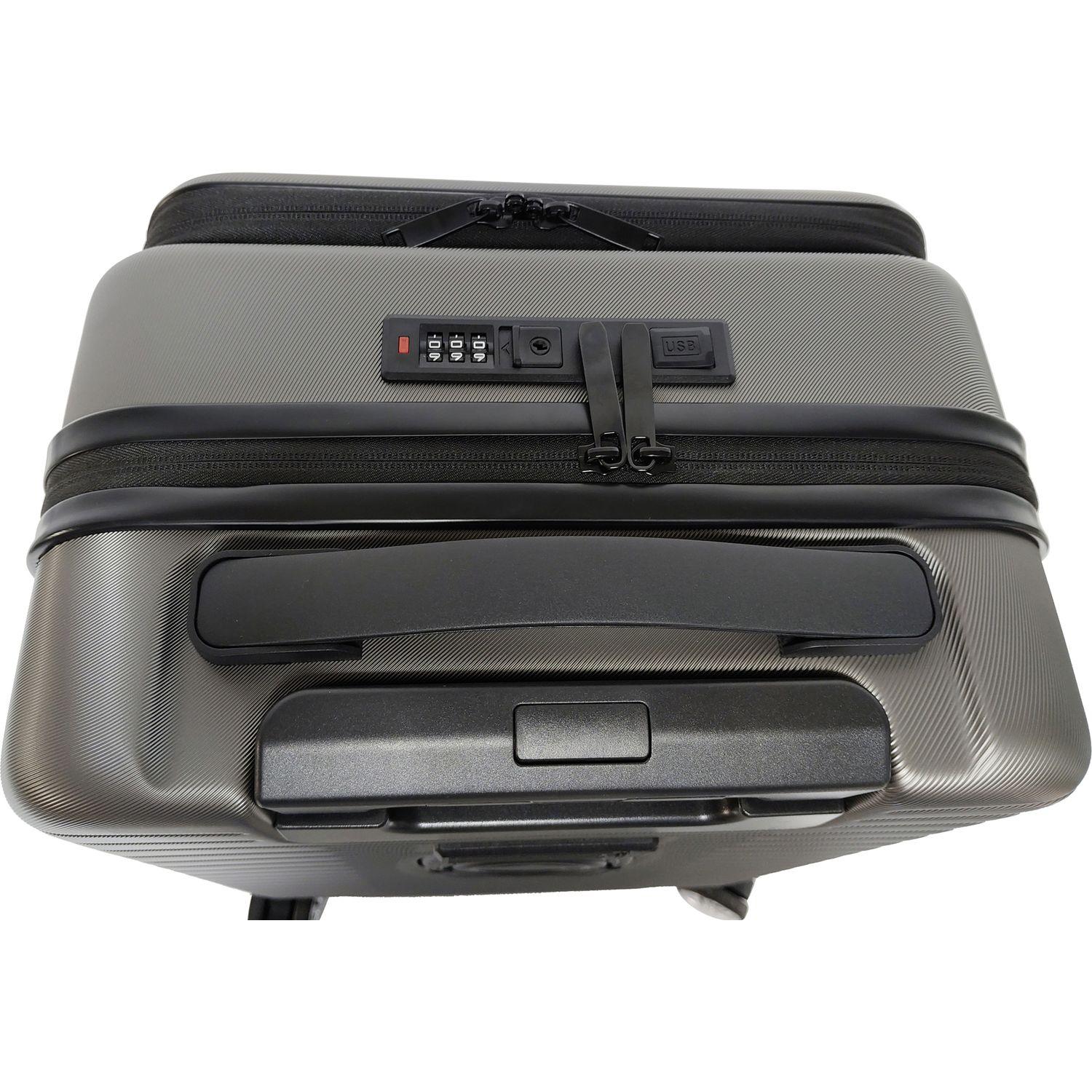 Voir la diapositive 9 : AIRPORT Valise rigide Multifil 65cm - Gris