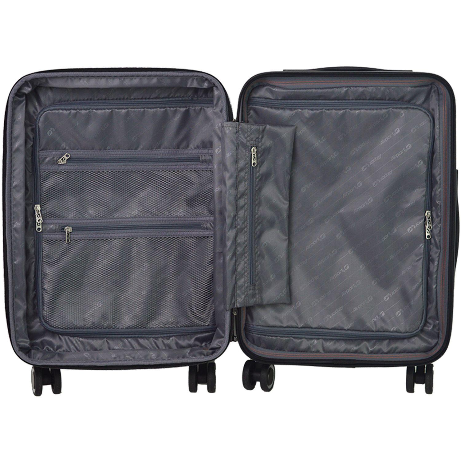 Voir la diapositive 8 : AIRPORT Valise Evoligh 55cm - Vert