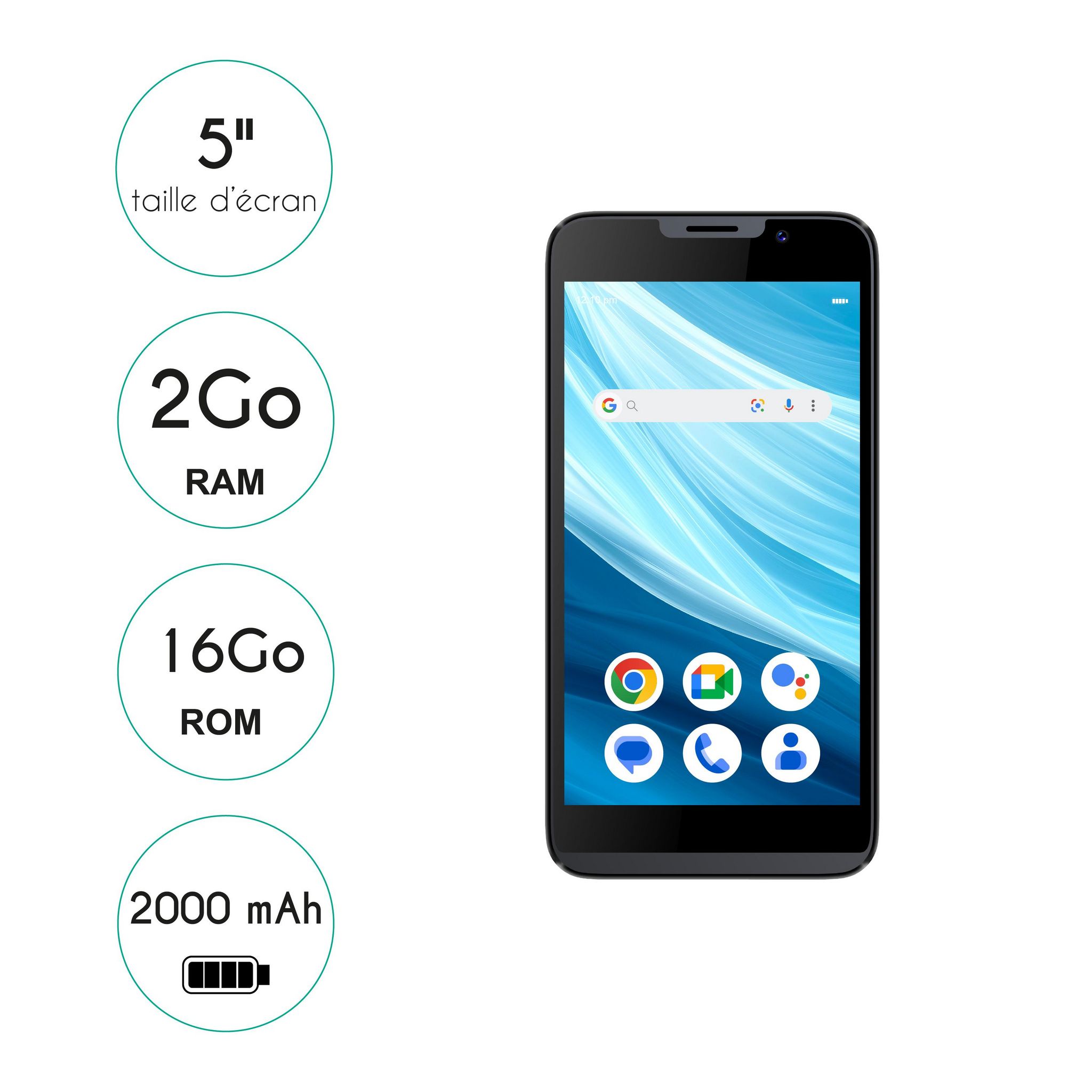 Voir la diapositive 2 : LOGICOM EZY 2 16Go - Noir