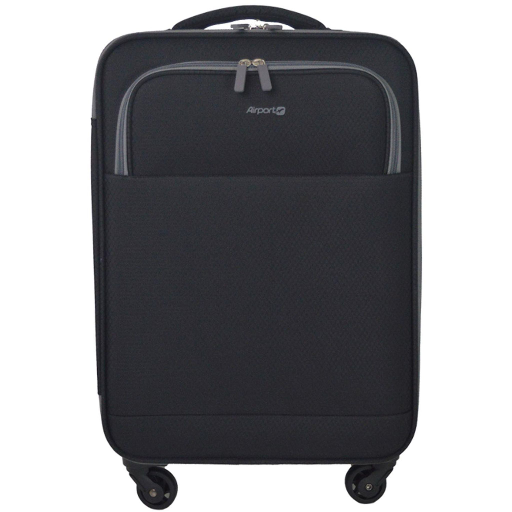 AIRPORT Valise Souple Airsoft 77 cm - Noir