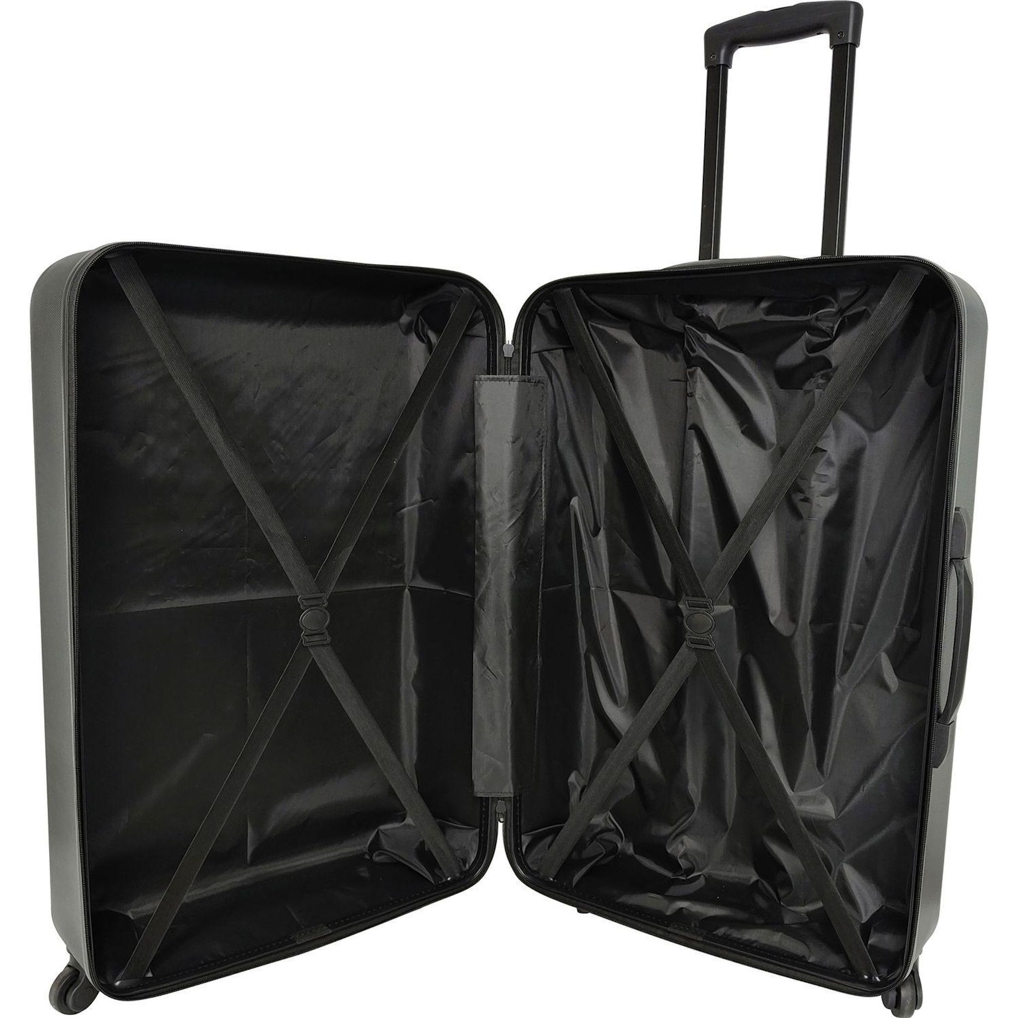 Voir la diapositive 7 : POUCE Valise ABS 65cm - Noir