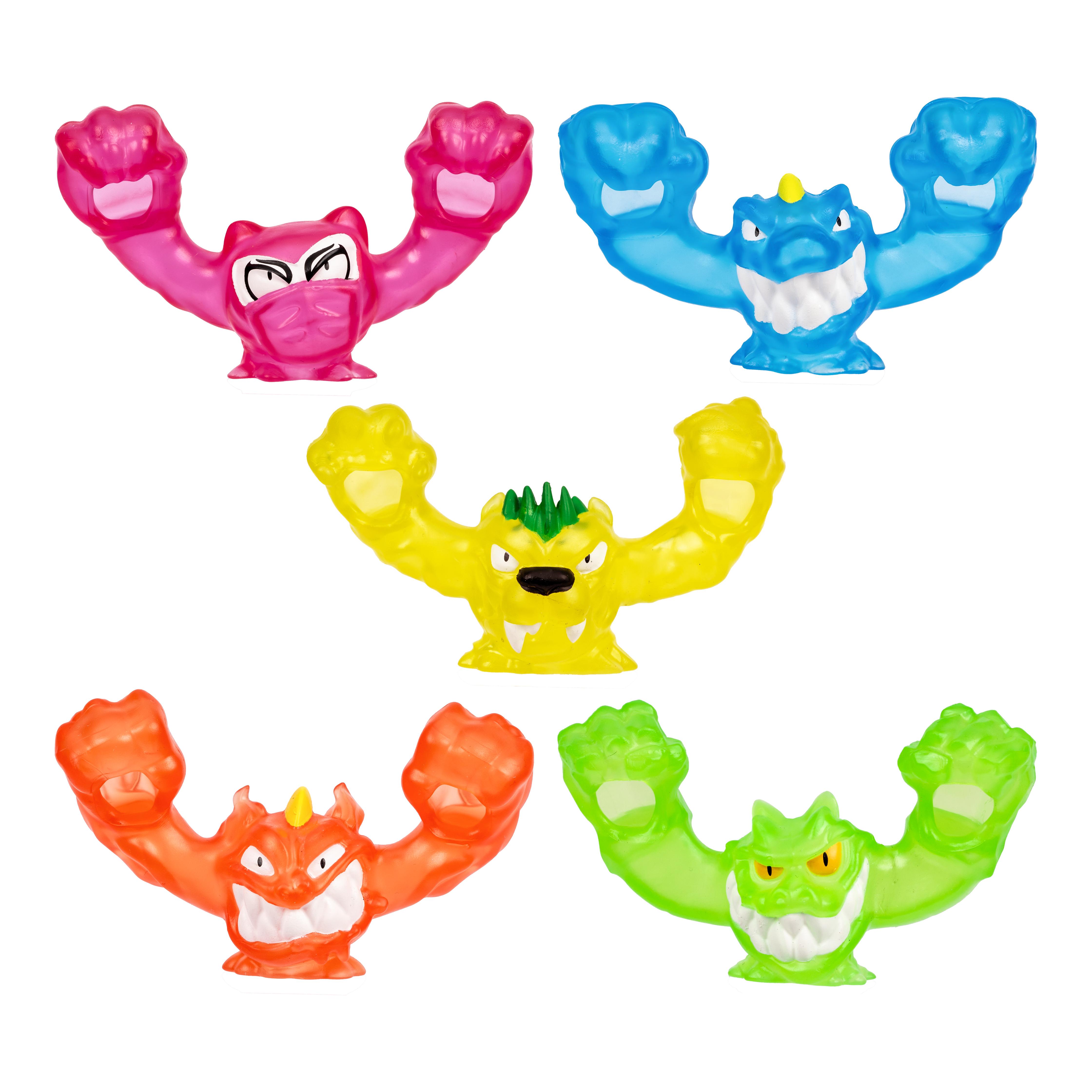 Voir la diapositive 5 : MOOSE Lot de 5 Minis Figurines Goo Slingers - Goo Jit Zu