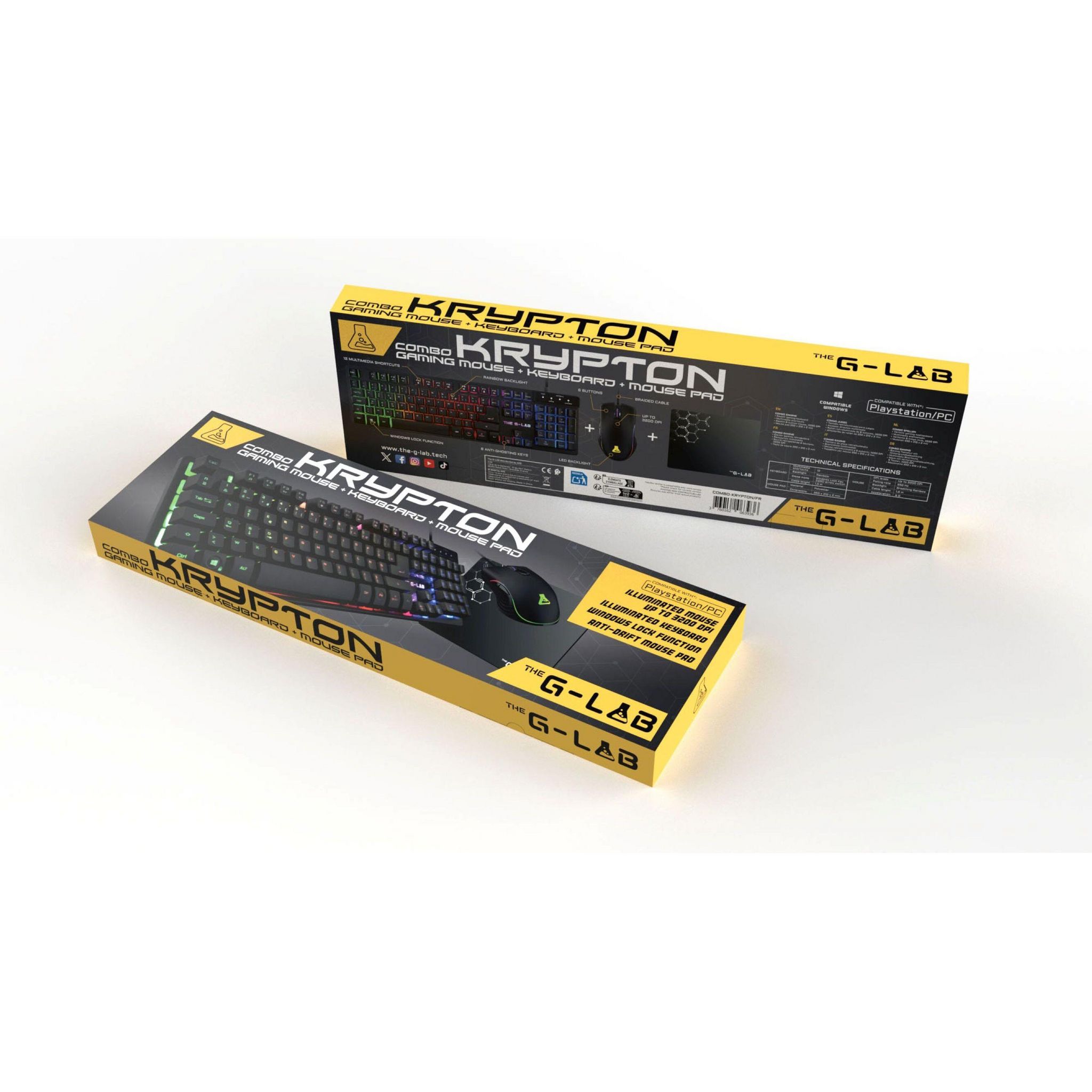 Voir la diapositive 4 : Pack Combo Krypton 3 en 1 - Noir