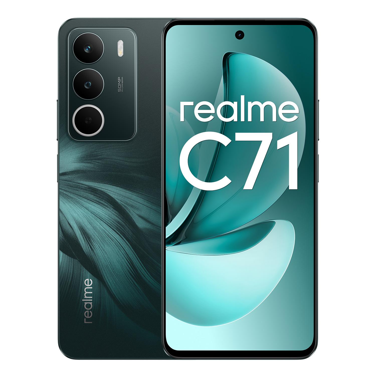 Voir la diapositive 2 : REALME C71 256Go - Vert