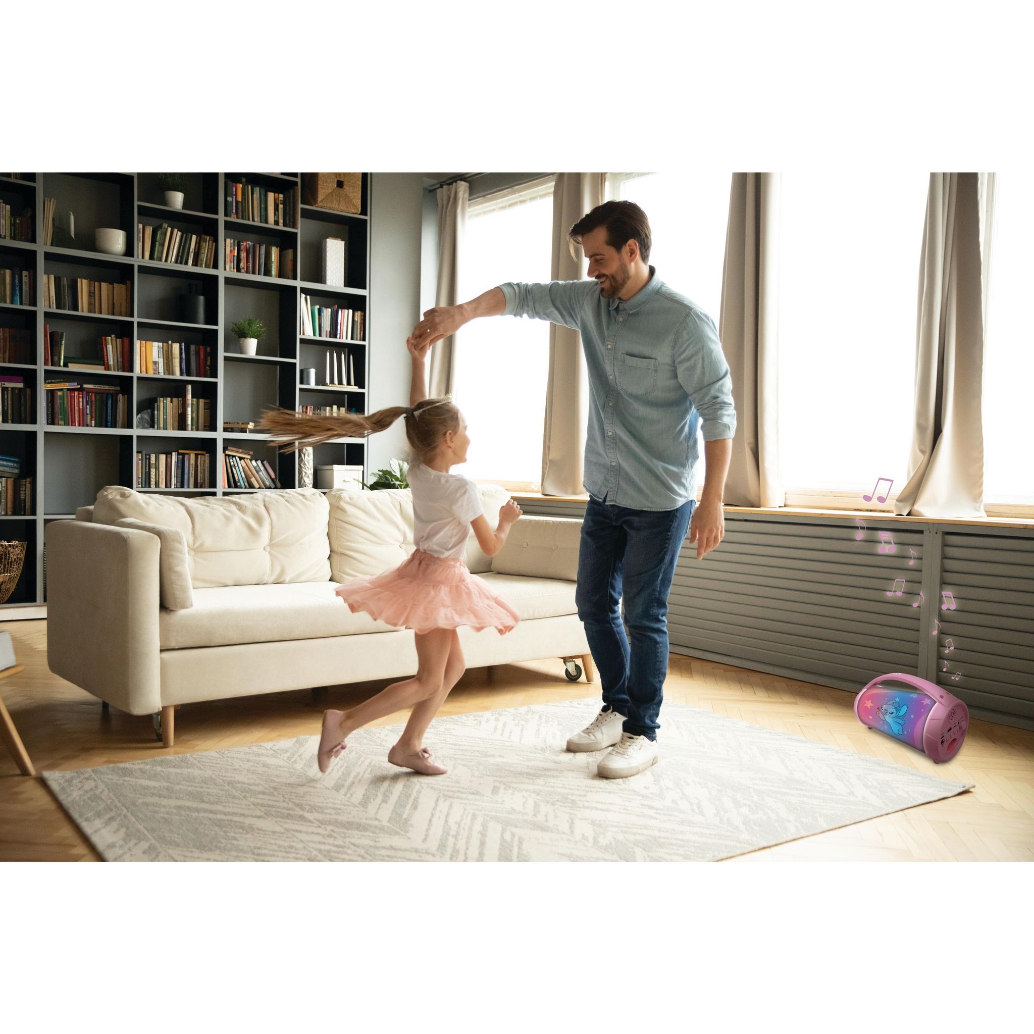 Voir la diapositive 10 : LEXIBOOK Enceinte portable Karaoké Angel BTP585 - Rose