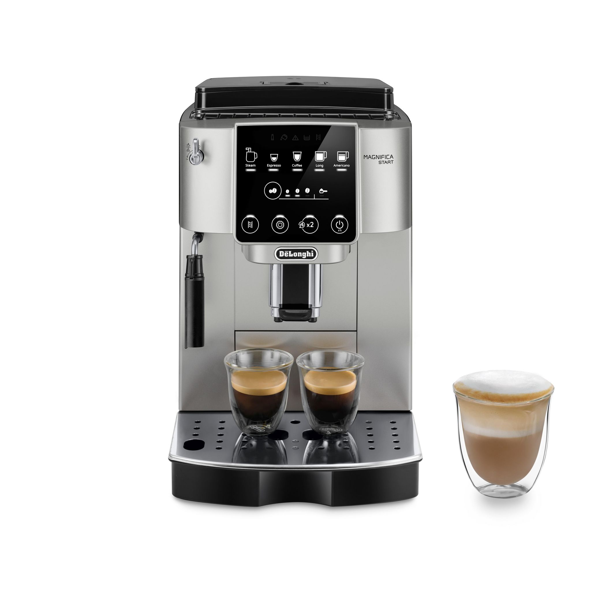 DELONGHI Machine expresso avec broyeur 220.30.SB - Silver et noir