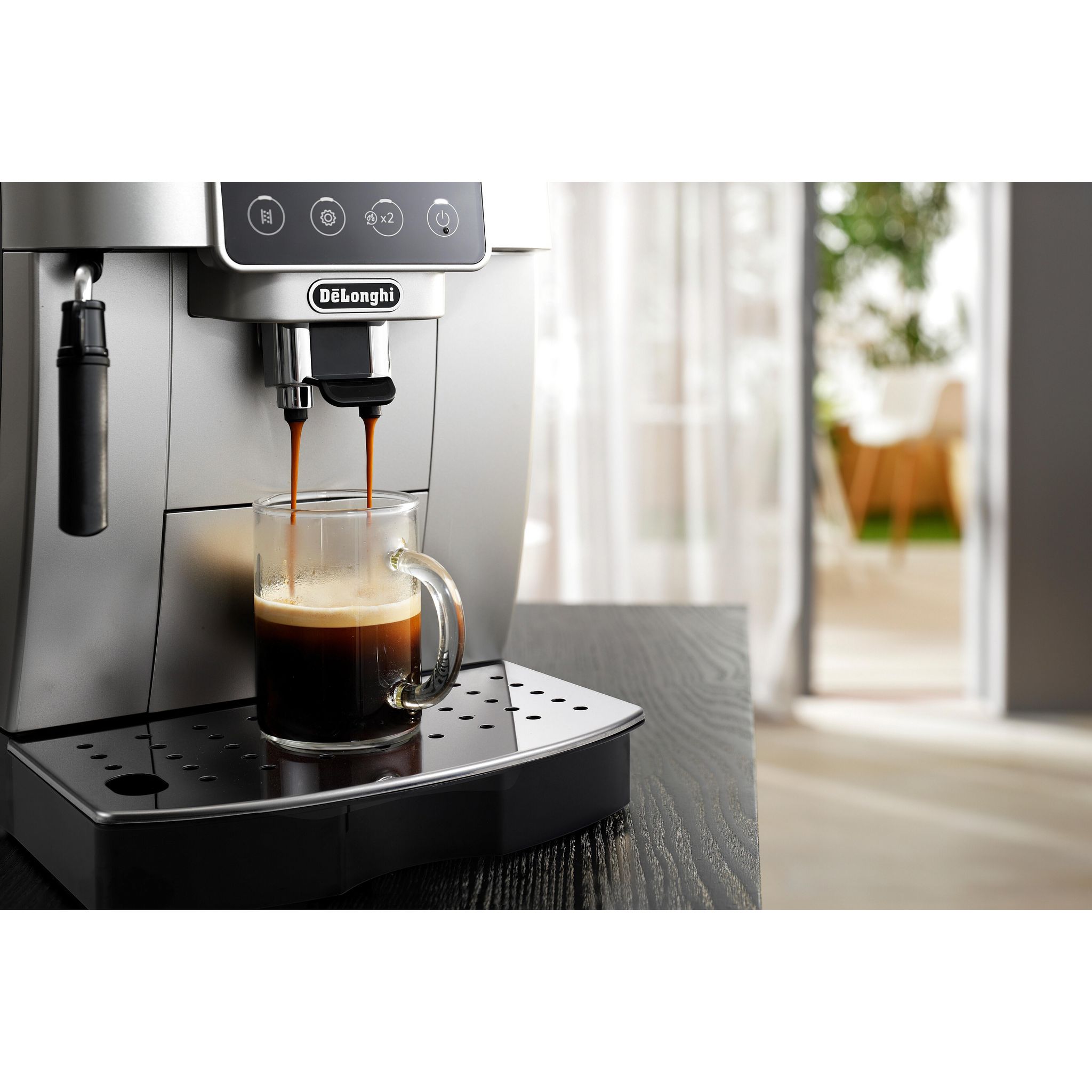 Voir la diapositive 5 : DELONGHI Machine expresso avec broyeur 220.30.SB - Silver et noir