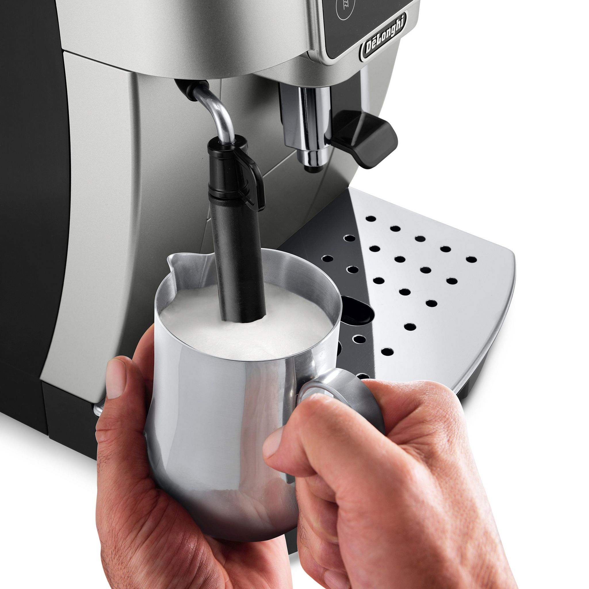 Voir la diapositive 6 : DELONGHI Machine expresso avec broyeur 220.30.SB - Silver et noir