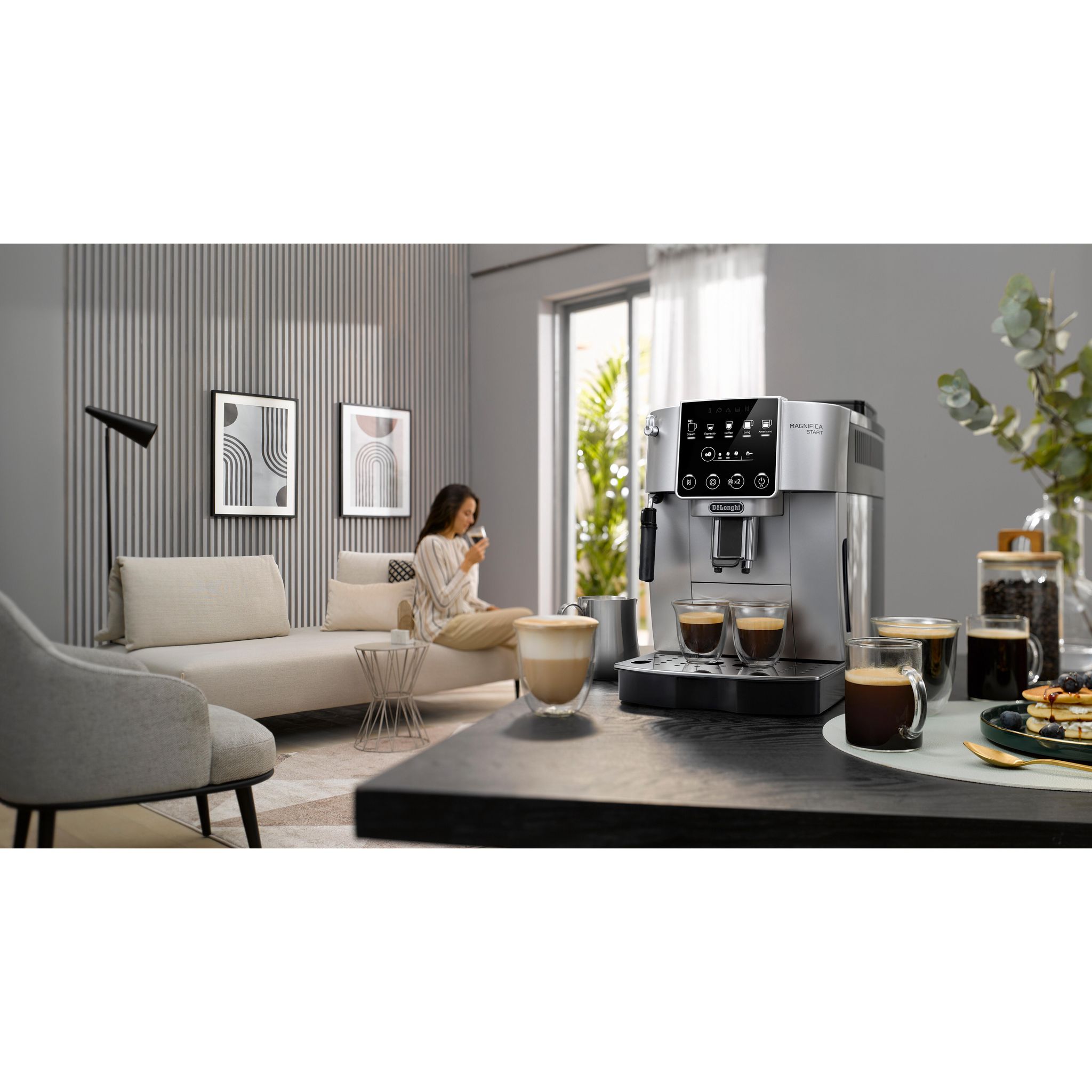Voir la diapositive 9 : DELONGHI Machine expresso avec broyeur 220.30.SB - Silver et noir