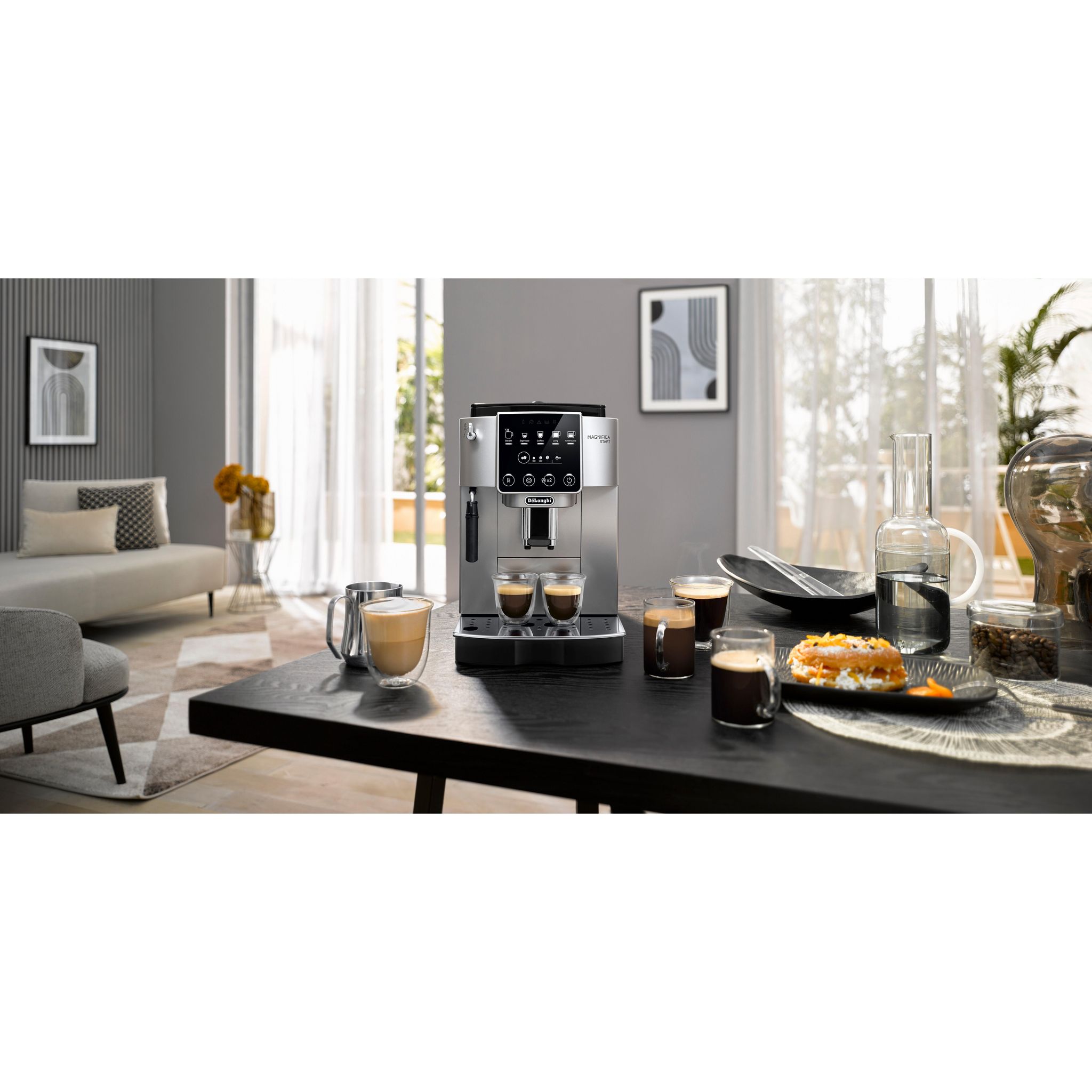 Voir la diapositive 10 : DELONGHI Machine expresso avec broyeur 220.30.SB - Silver et noir