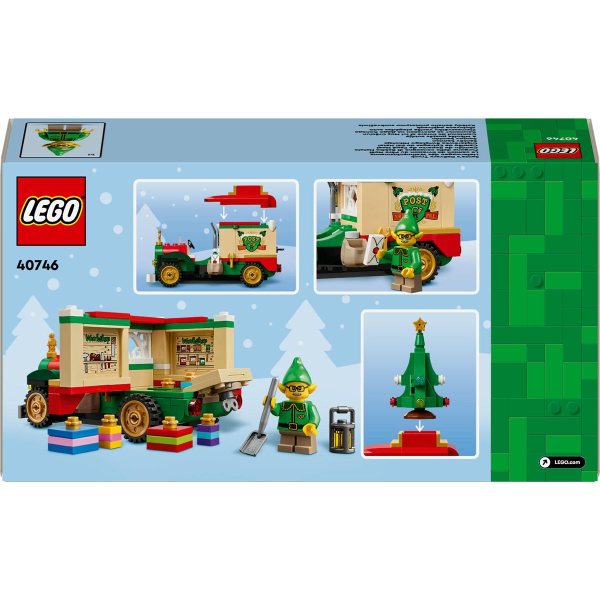 LEGO 40746 - Le camion de livraison du Père Noel, décoration de Noël