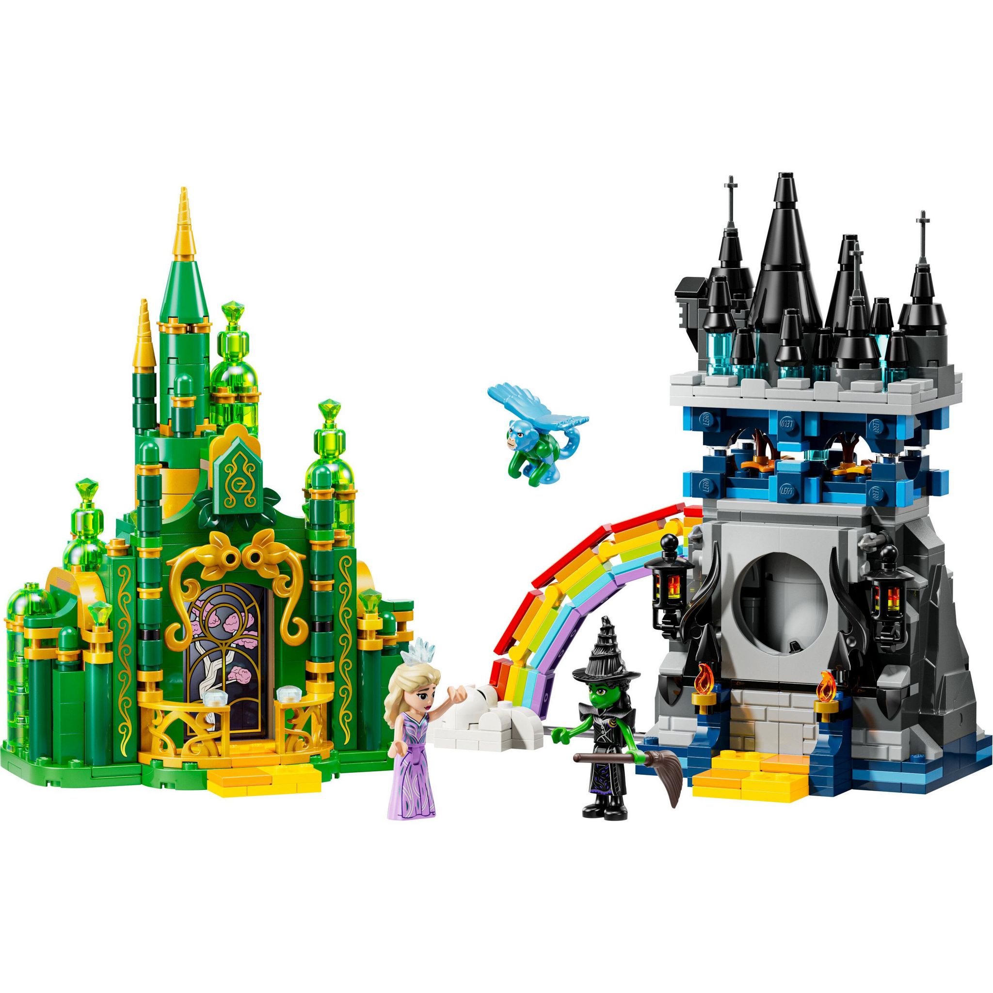 Voir la diapositive 2 : LEGO Wicked 75689 - Emerald City et le Château de Kiamo Ko