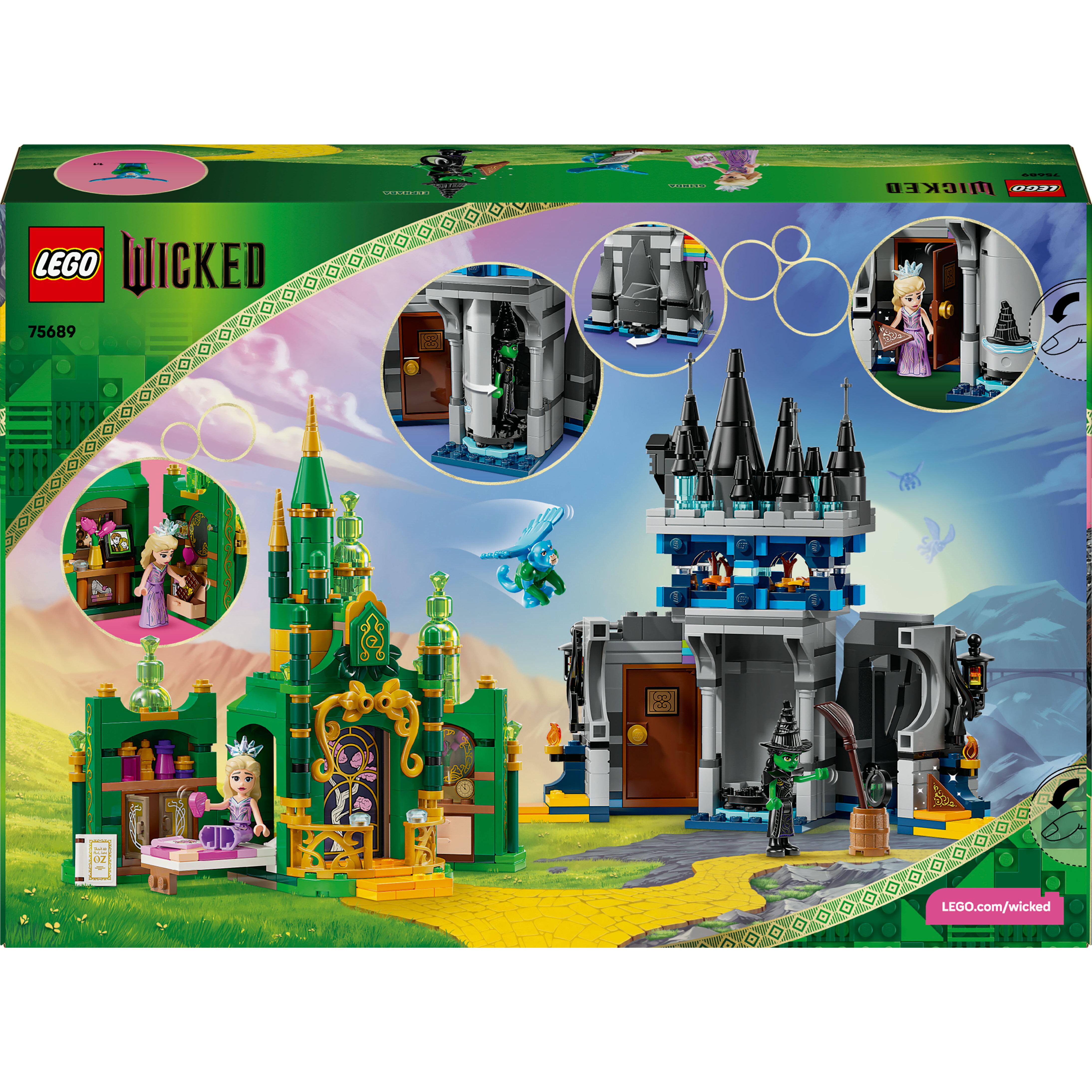 Voir la diapositive 3 : LEGO Wicked 75689 Emerald City et le Château de Kiamo Ko - Jouet de Construction dès 9 ans