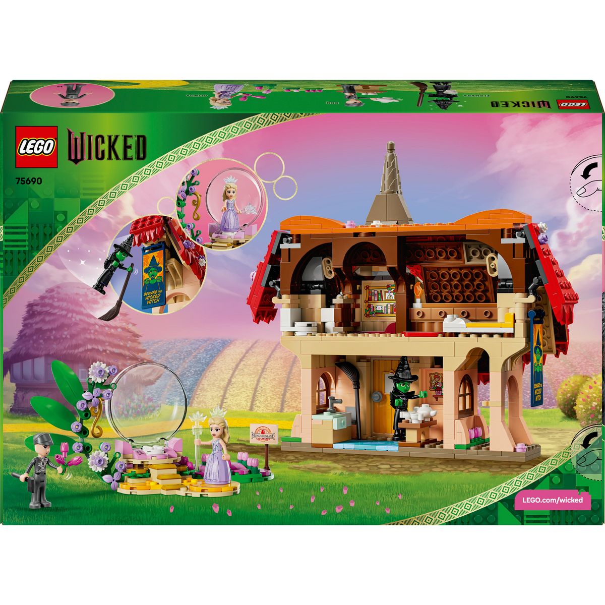 LEGO Wicked 75690 - Glinda et Elphaba au pays des Munchkins
