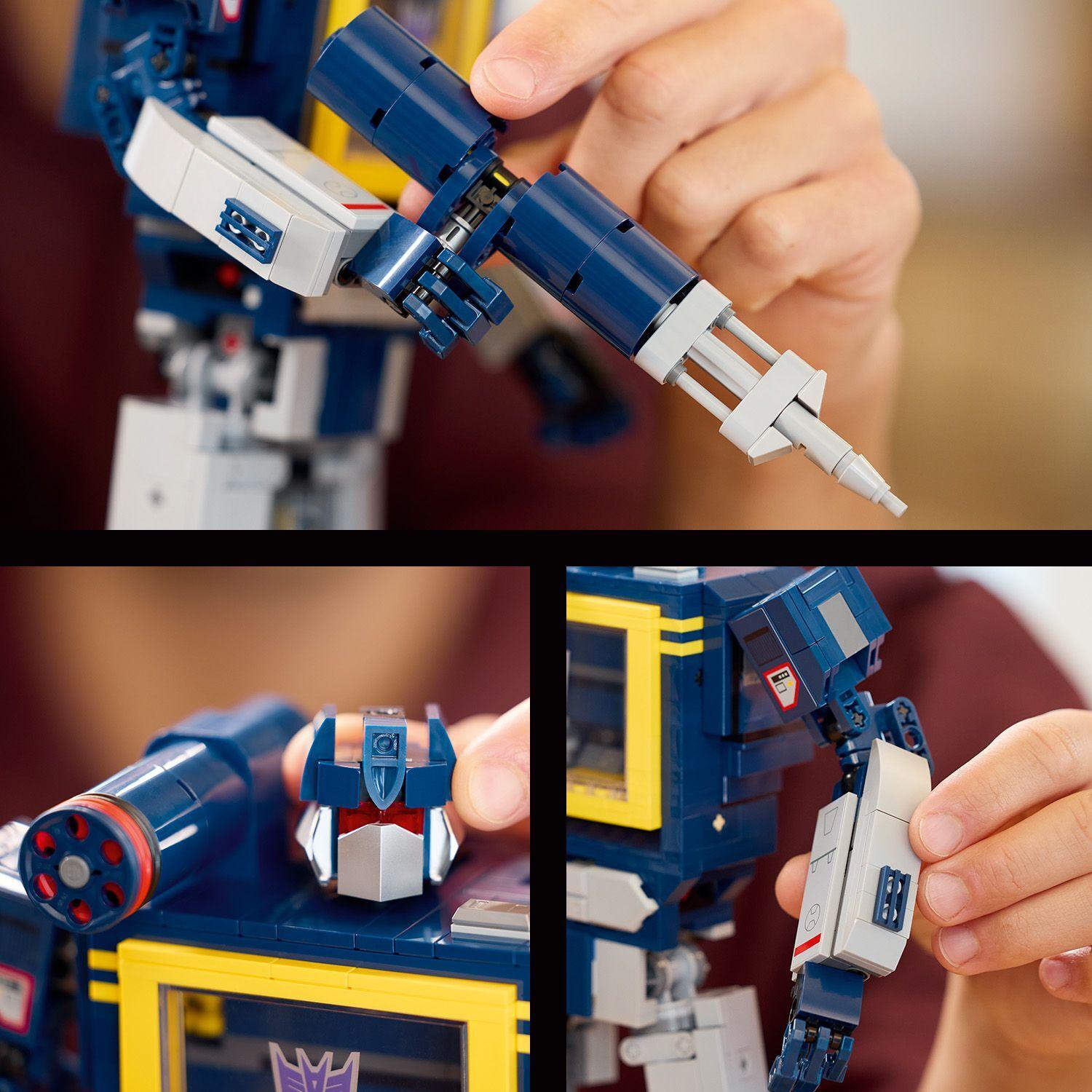Voir la diapositive 5 : LEGO Icons 10358 Transformers : Soundwave - Set de Construction pour Adulte - Maquette