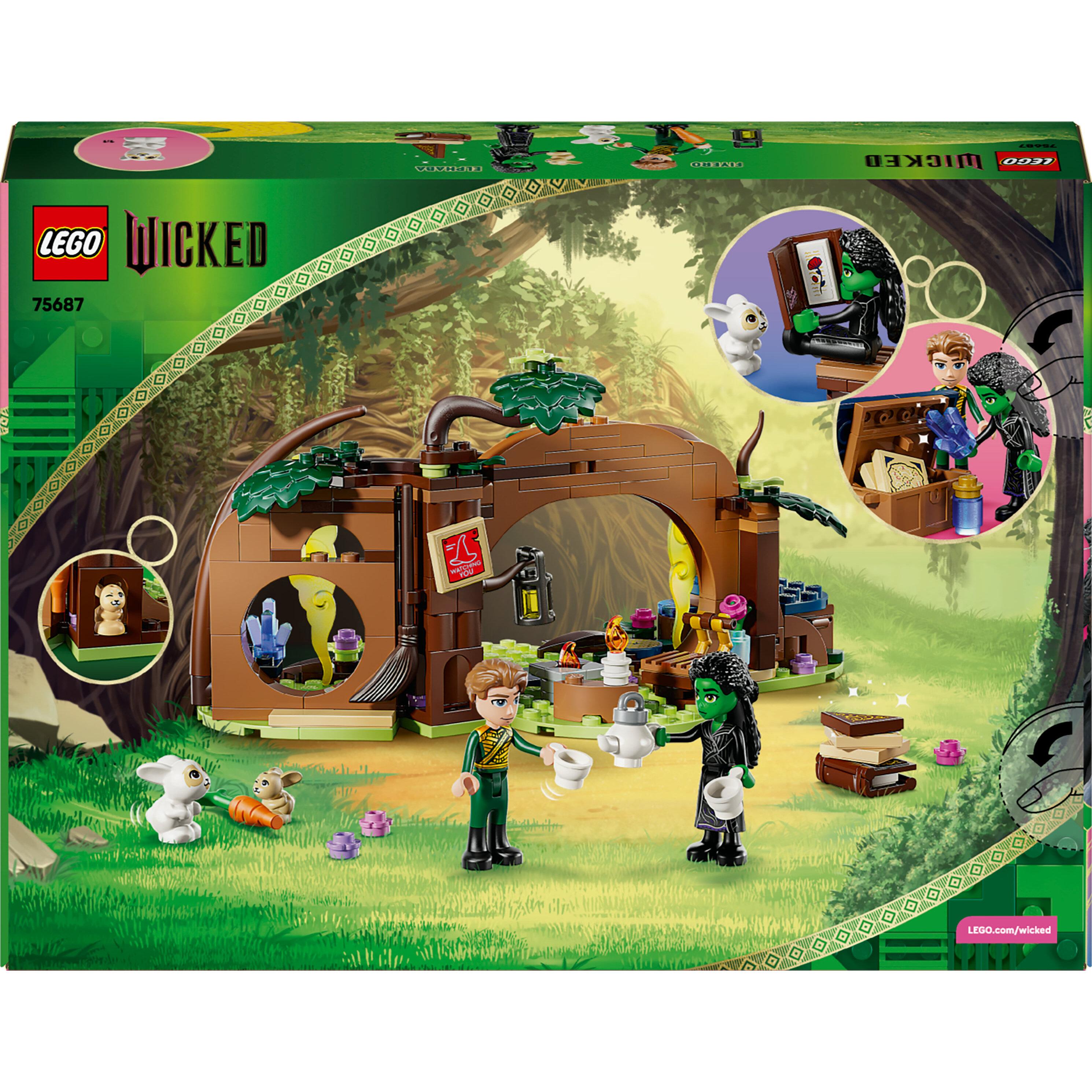 Voir la diapositive 3 : LEGO Wicked 75687 Le Repaire d’Elphaba - Jouet de Construction dès 7 ans - Mini-Poupées