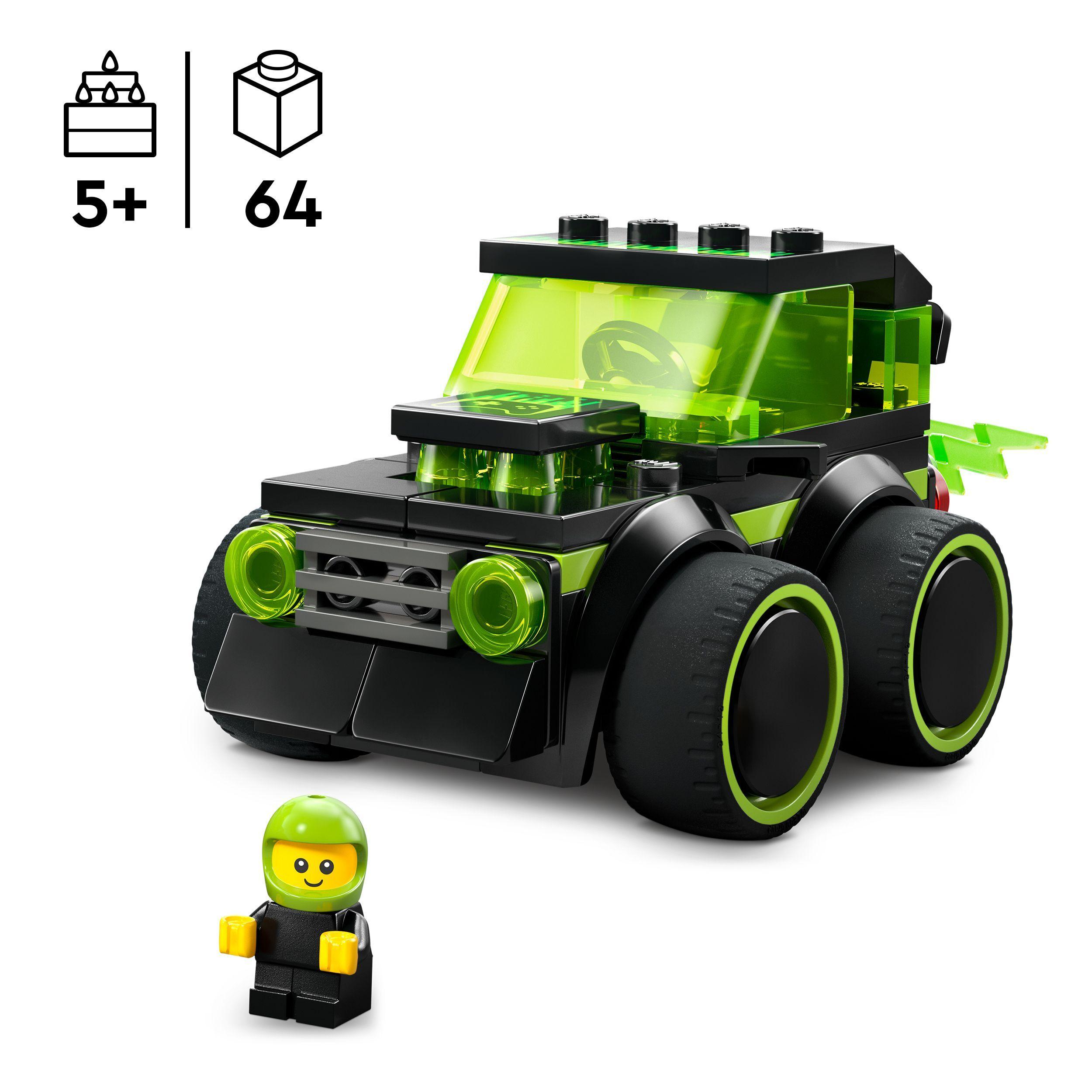 Voir la diapositive 3 : LEGO City 60484 Véhicules - La Voiture de Course de Jeu Vidéo - Jouet 5 ans - Idée Cadeau