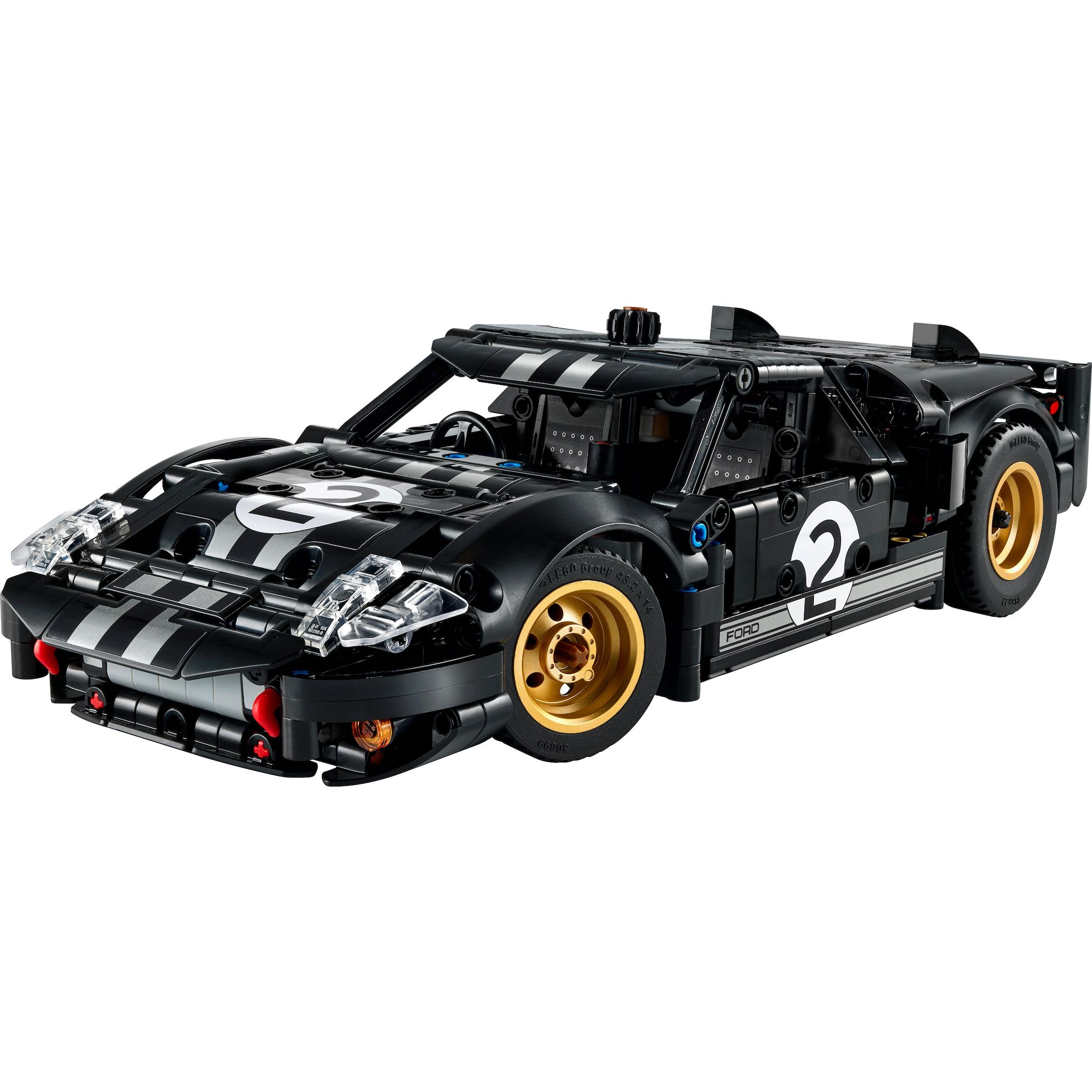 Voir la diapositive 2 : LEGO Technic 42223 - La Voiture de Course 1966 Ford GT40 MKII