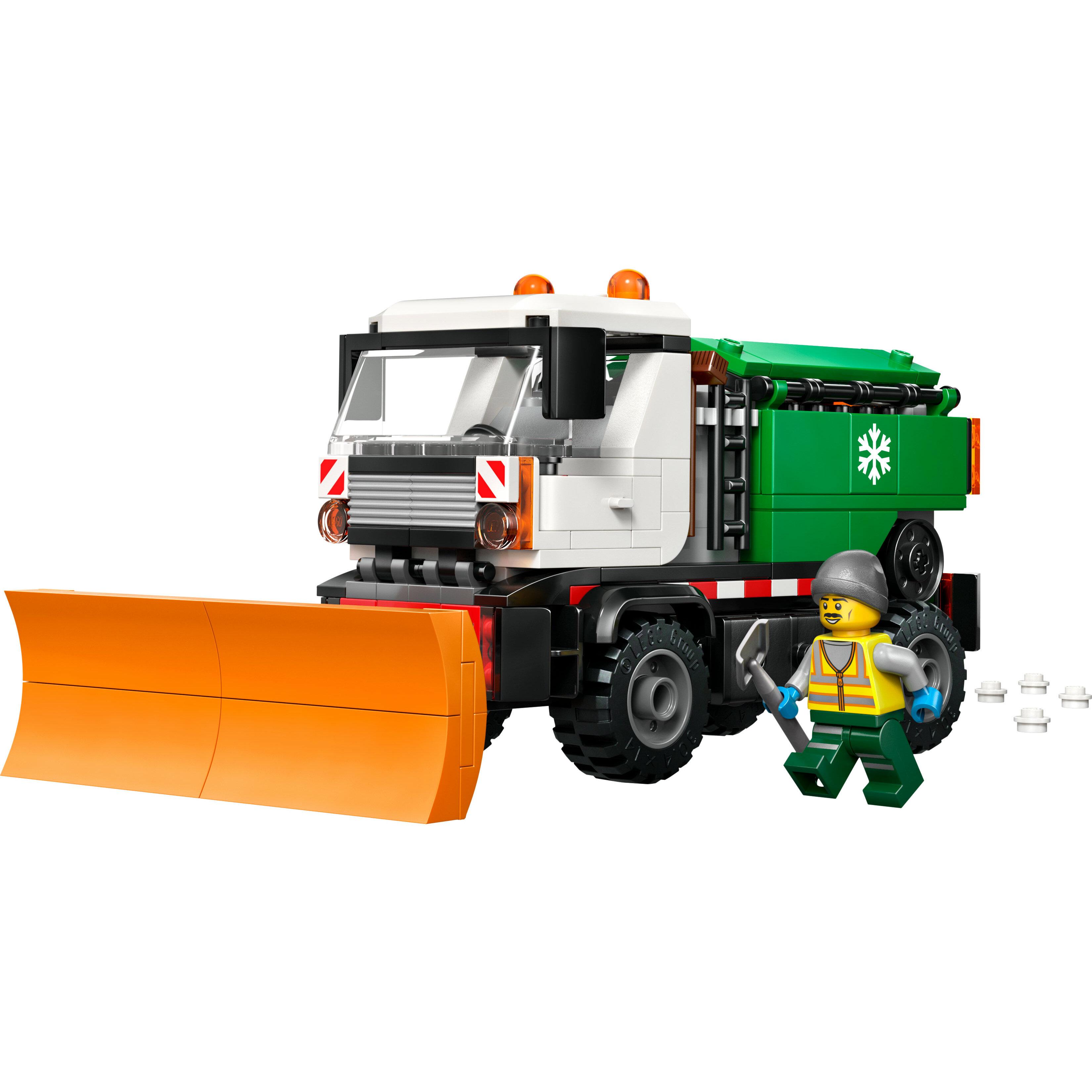 Voir la diapositive 2 : LEGO City 60490 La Déneigeuse - Jouet de Construction 6 ans - Cadeau pour Garçon ou Fille