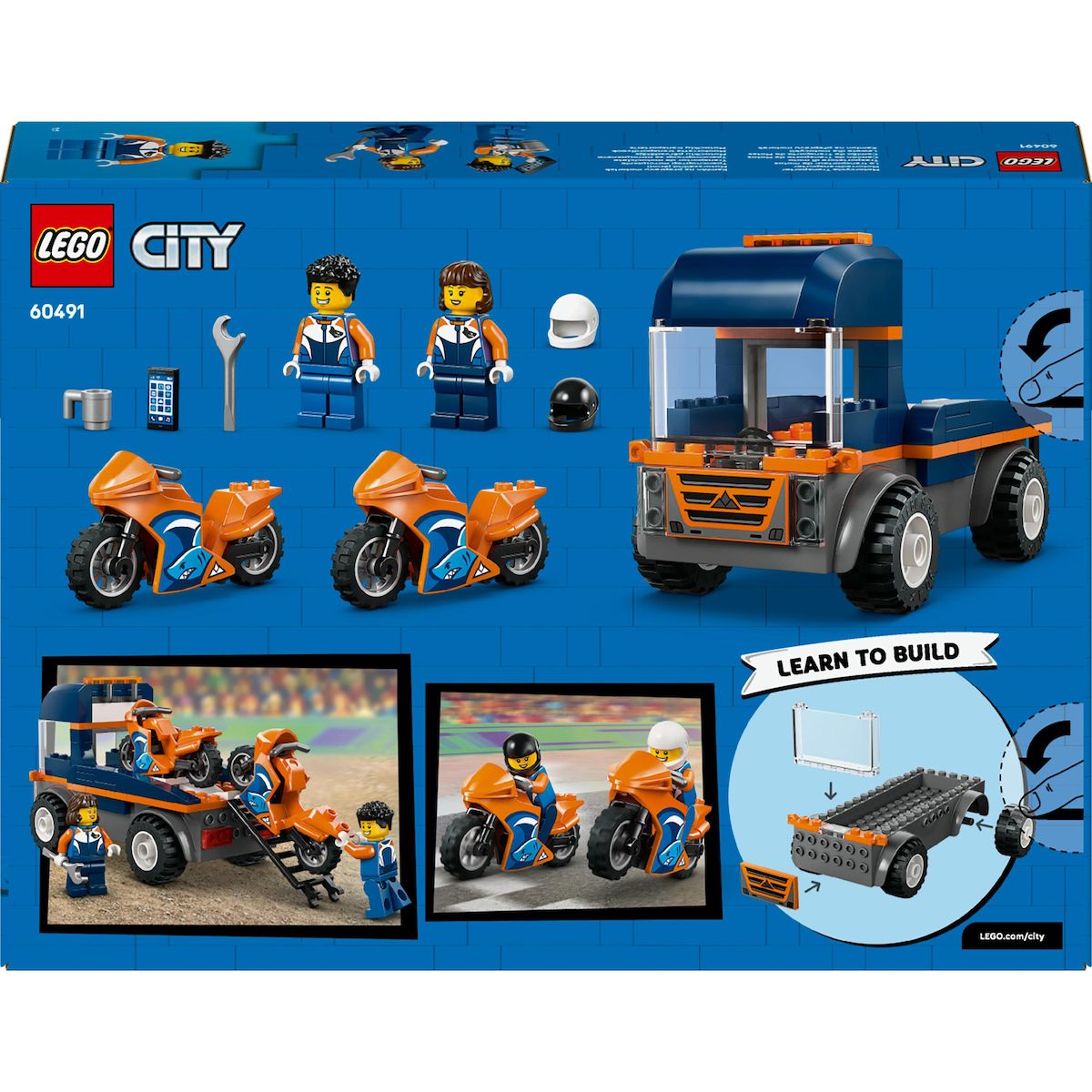 LEGO City 60491 - Transporteur Moto