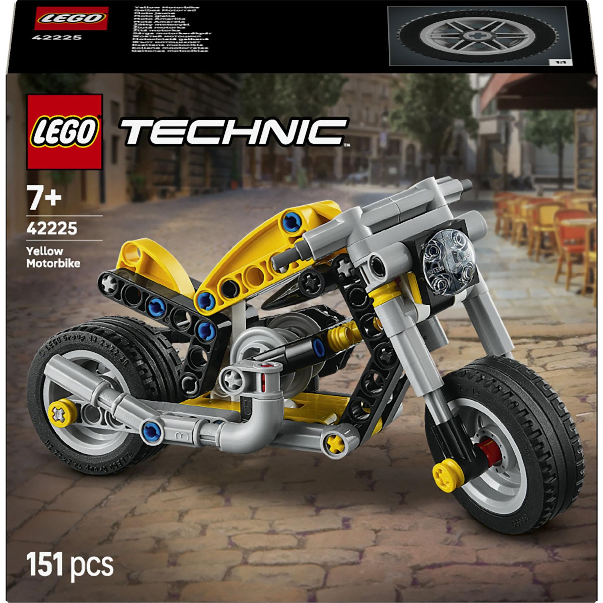 LEGO Technic 42225 - Yellow Motobike